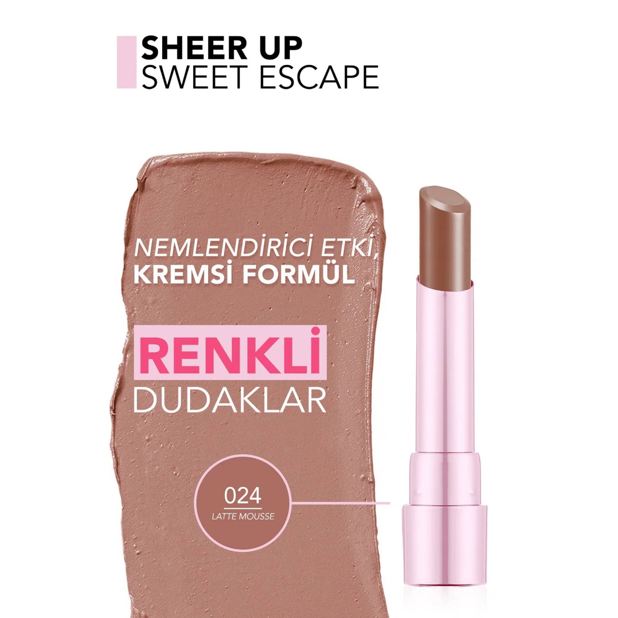Flormar Sheer Up Sweet Escape 024 Latte Mousse
