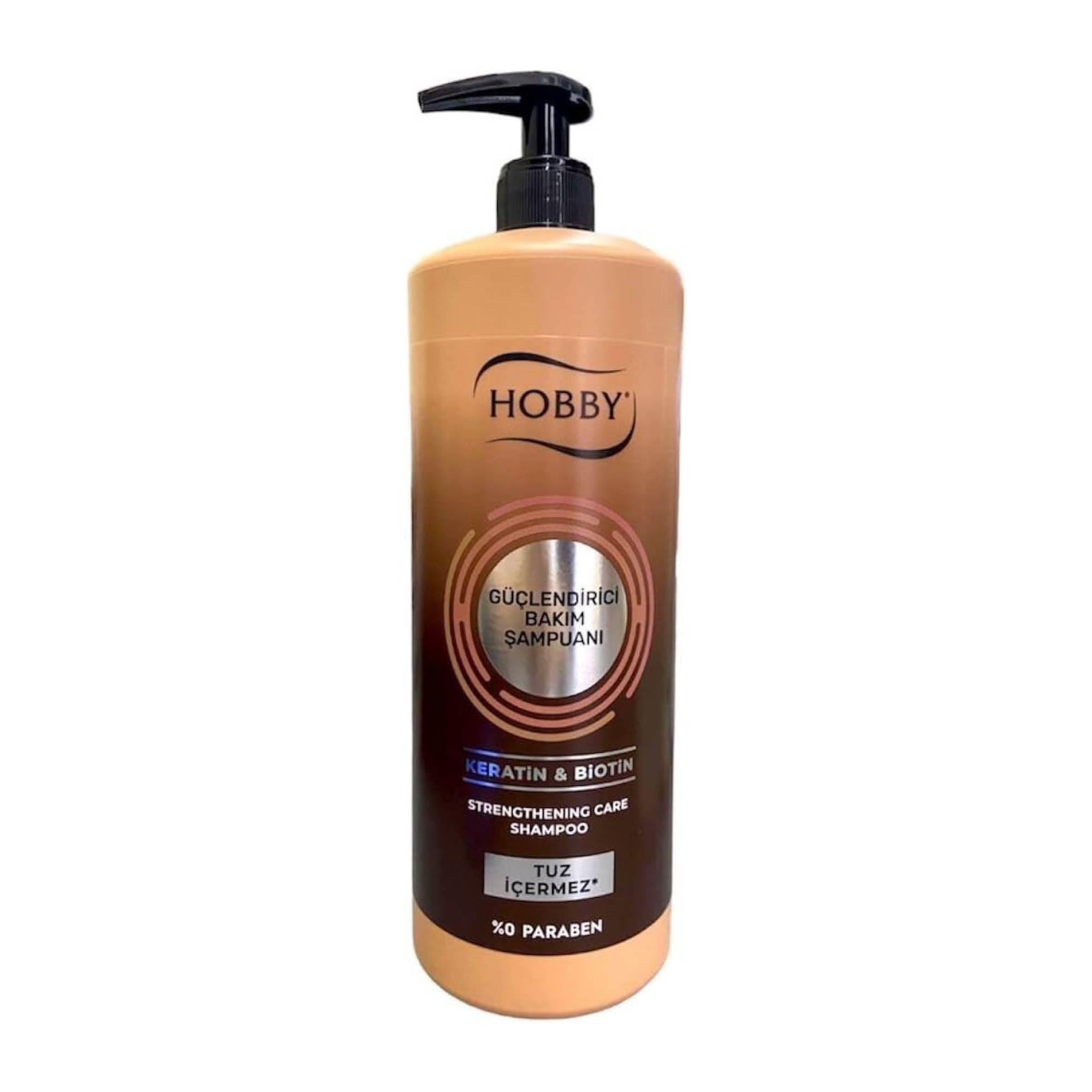 Hobby Saç Bakım Şampuanı Güçlendirici Keratin & Biotin 1000 ml