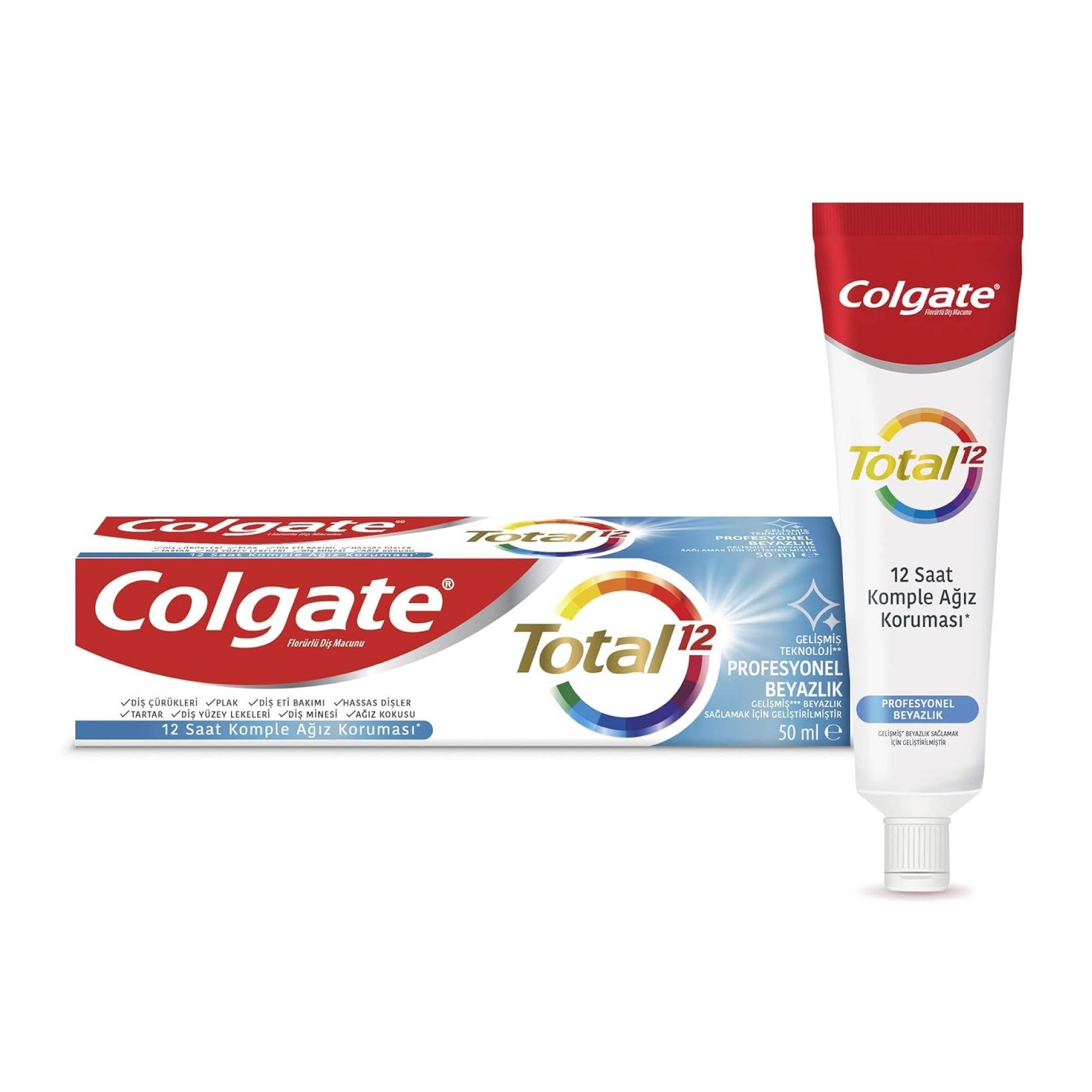 Colgate Total Profesyonel Beyazlık Beyazlatıcı Diş Macunu 50 ml