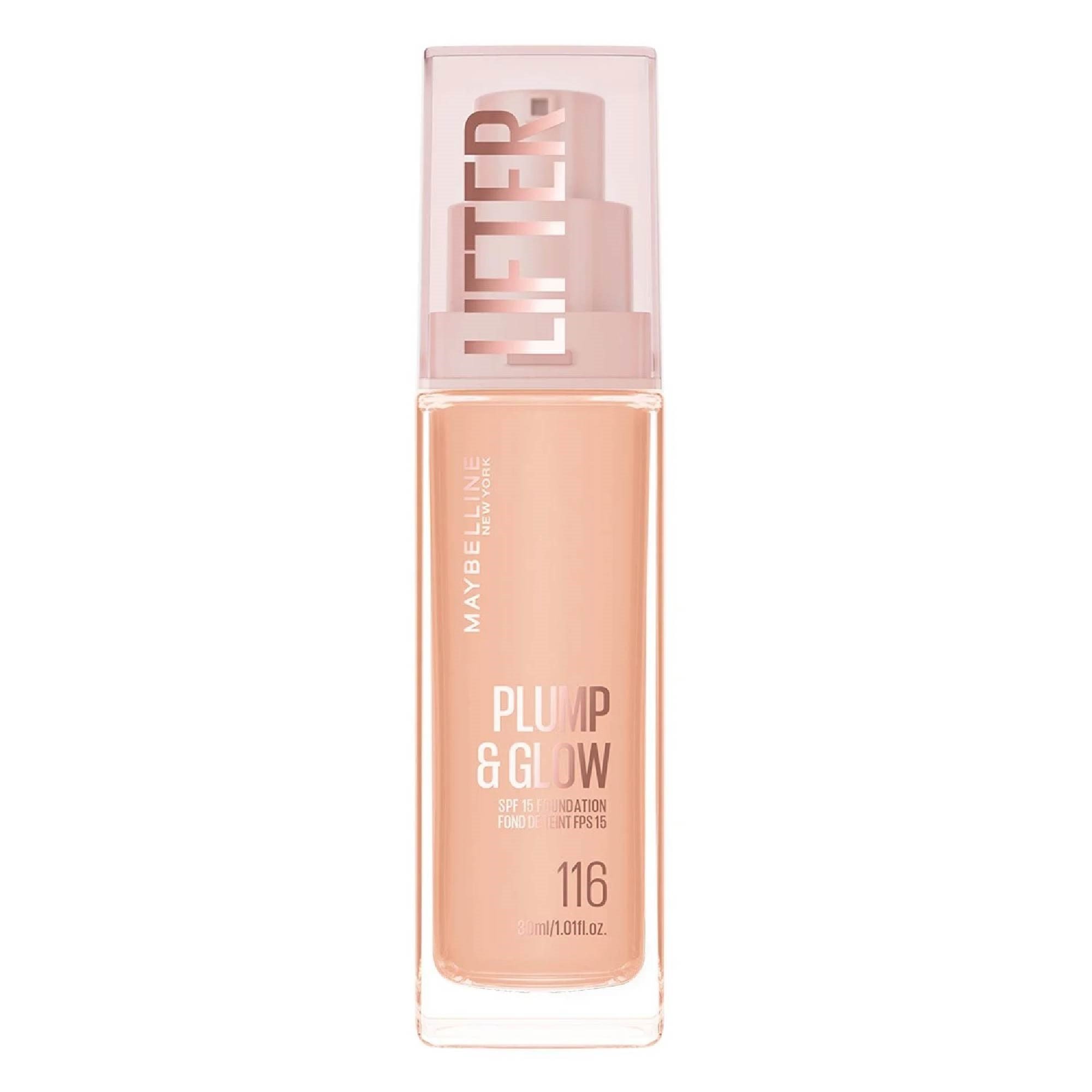 Maybelline Lifter Plump & Glow - Cilt Bakım Etkili Fondöten No: 116