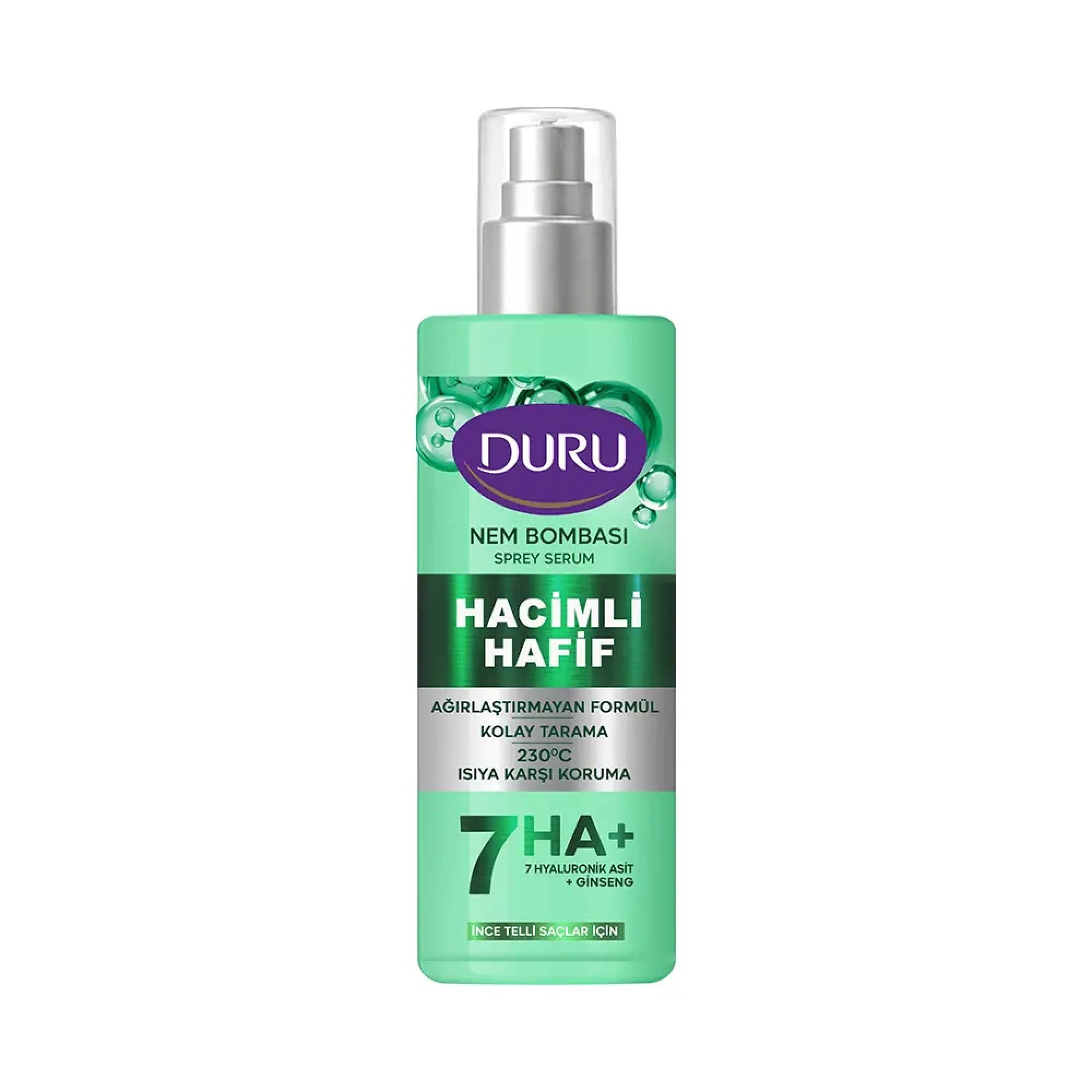 Duru Nem Bombası Hacimli & Hafif Sıvı Saç Bakım Kremi 200 Ml