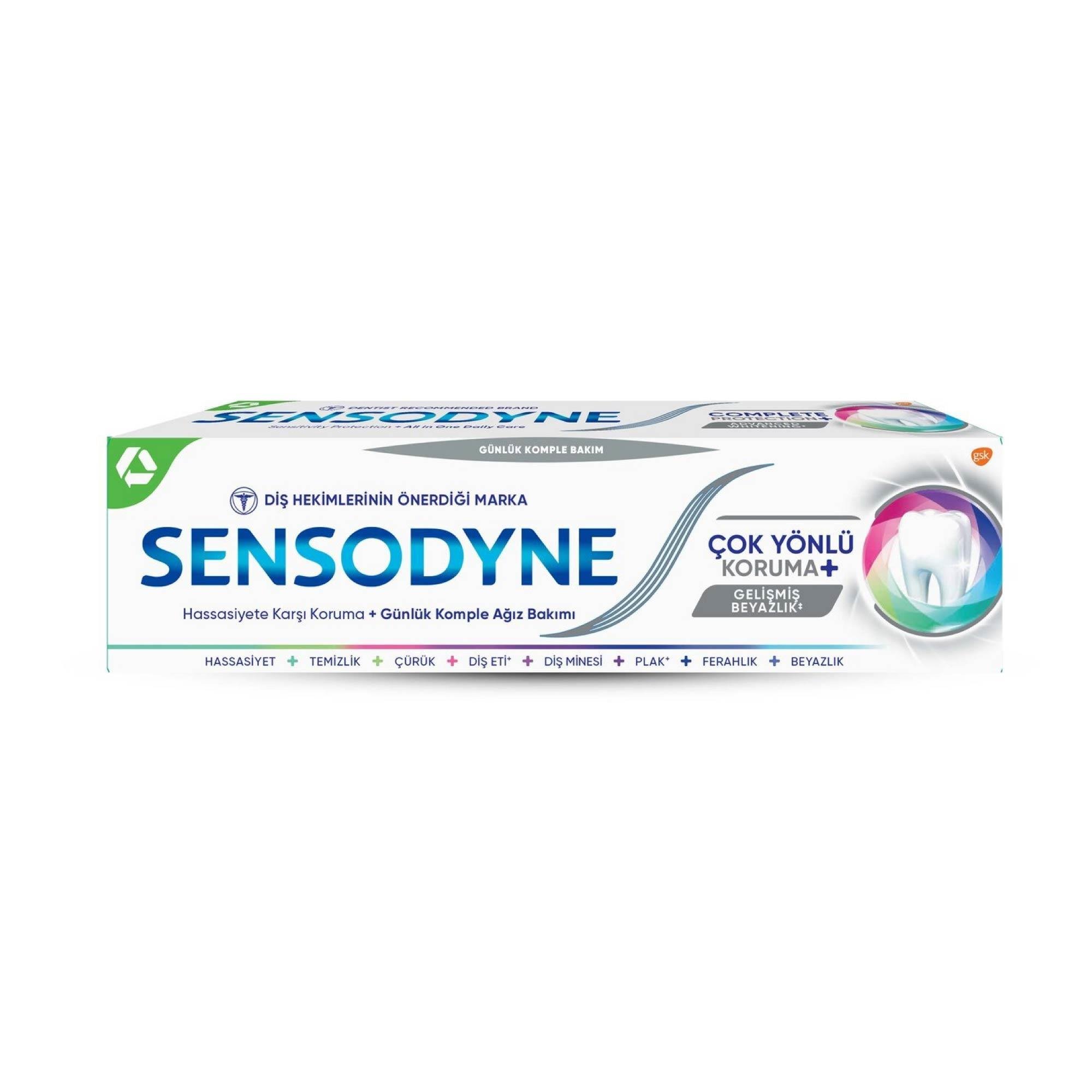 Sensodyne Çok Yönlü Koruma Beyazlatıcı Diş Macunu 75 Ml