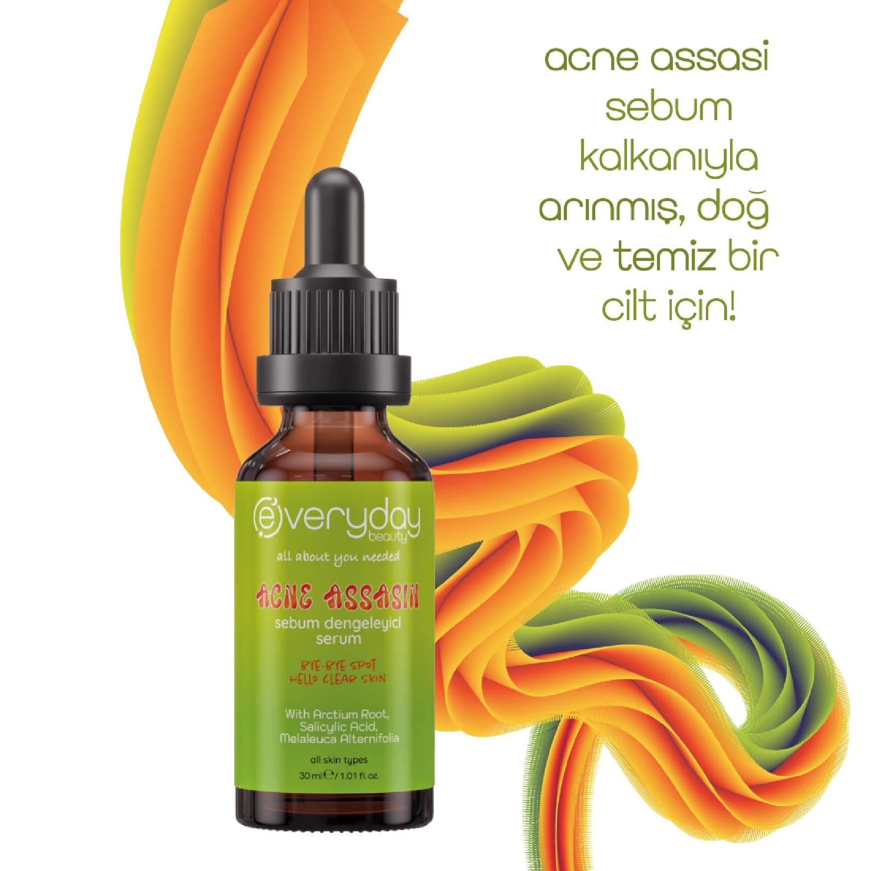 Everyday Beauty Acne Assasin Sebum Dengeleyici Serum 30 ml.
