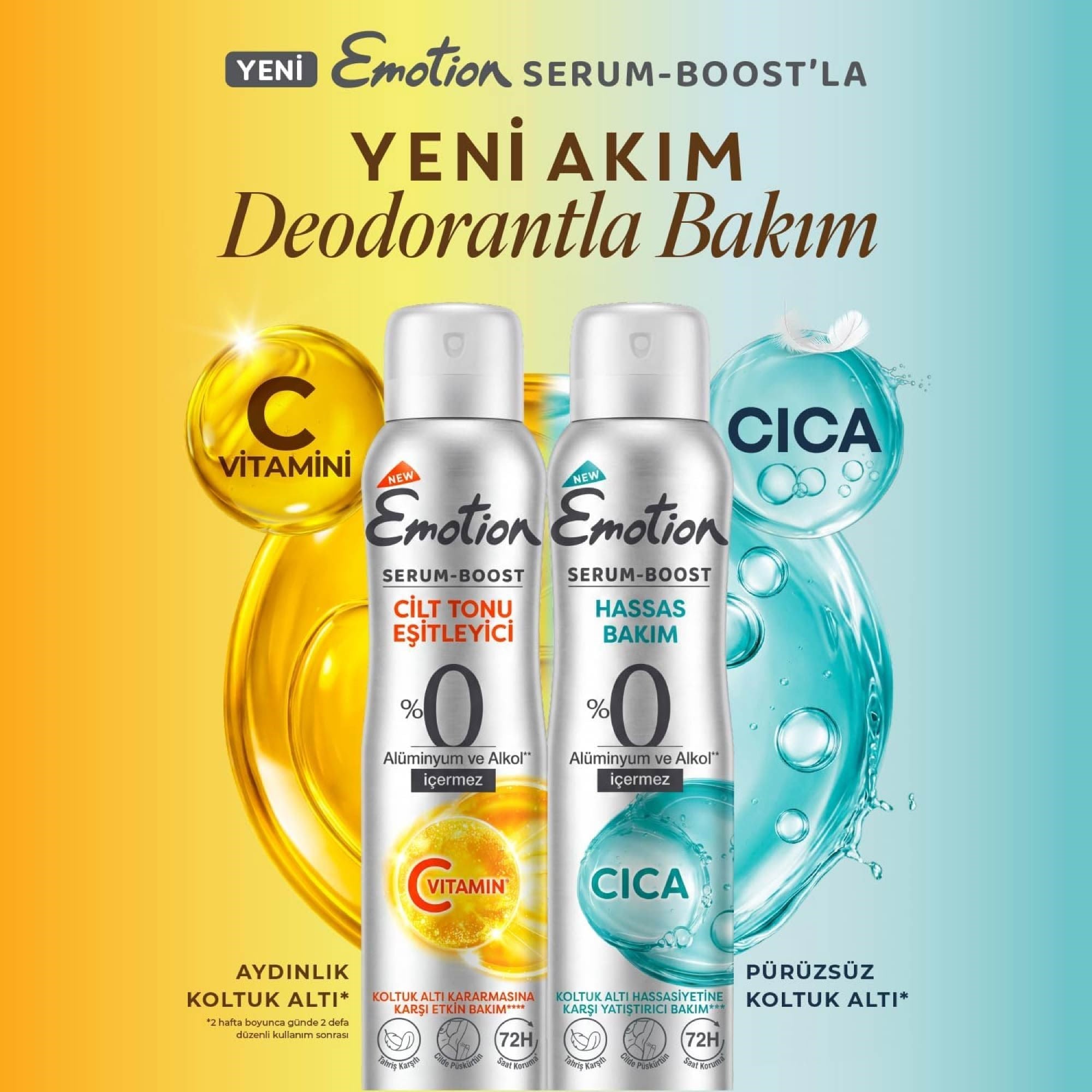 Emotion Serum-Boost Cilt Tonu Eşitleyici Deodorant 150 ml