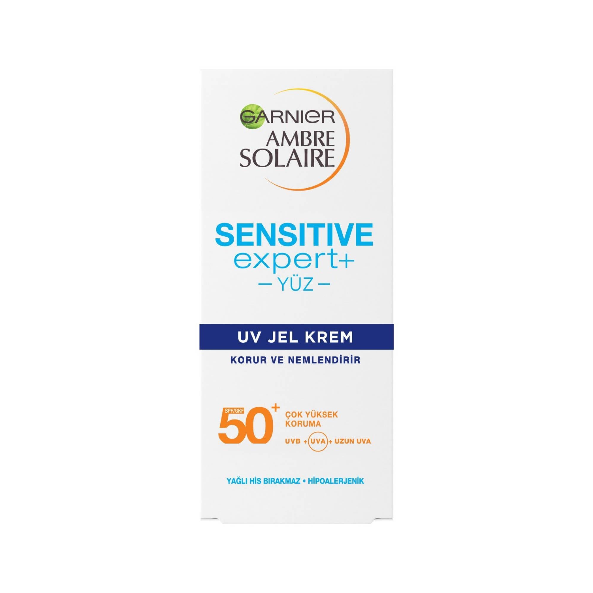 Garnier Yüz Güneş Koruyucu Jel Krem Sensitive Expert Spf +50 50 ml