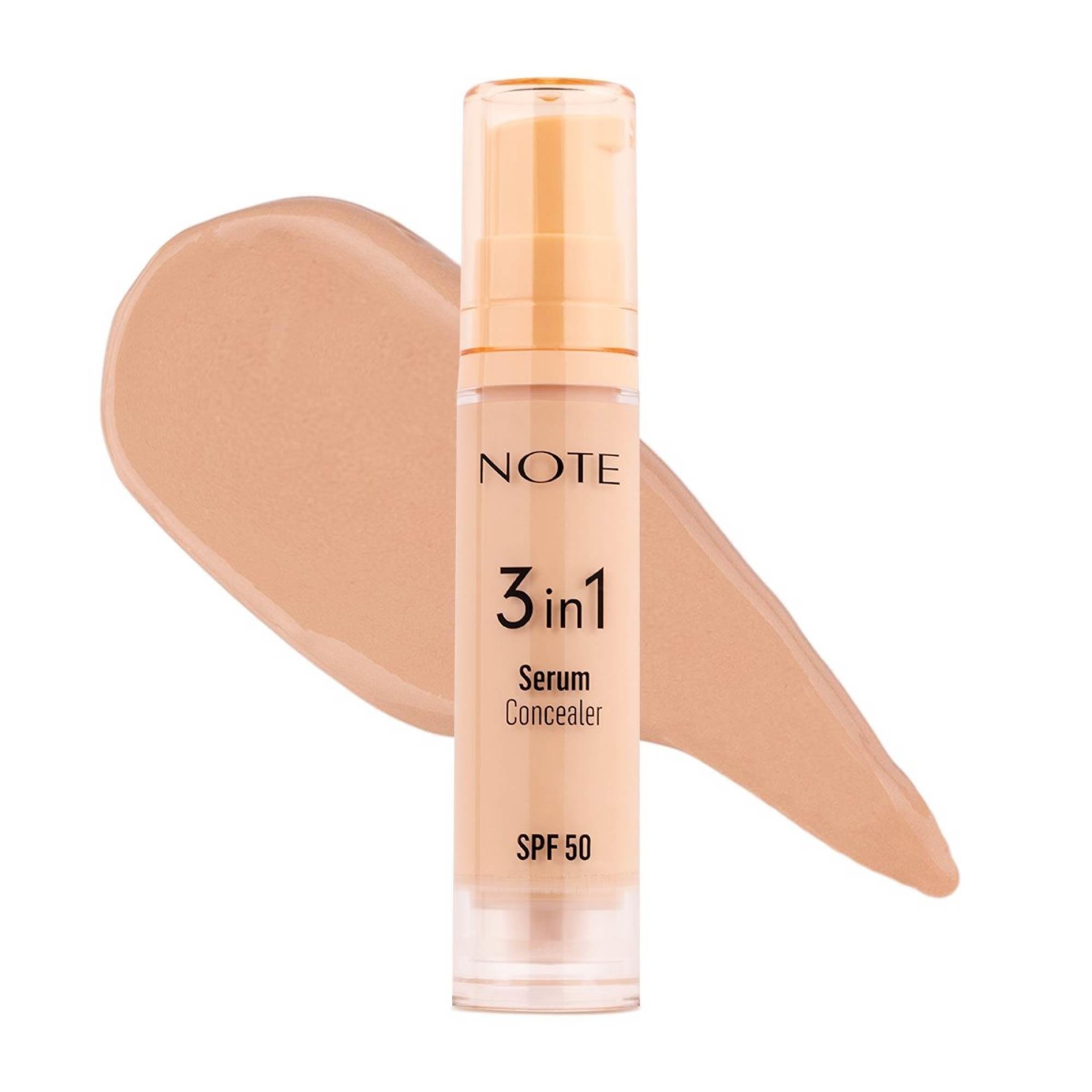 Note 3 in 1 Serum Concealer 10 Medium SPF 50 Nemlendirici ve Aydınlatıcı Göz Altı Kapatıcısı