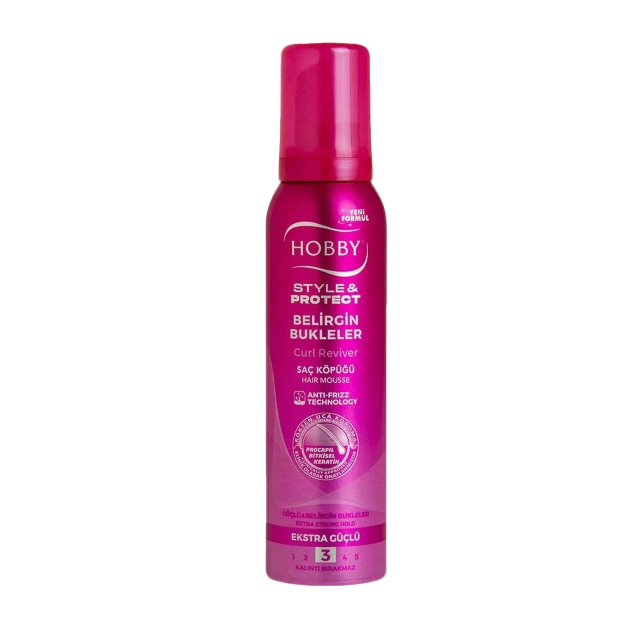 Hobby Style & Protect Saç Köpüğü Belirgin Bukleler 150 ml 