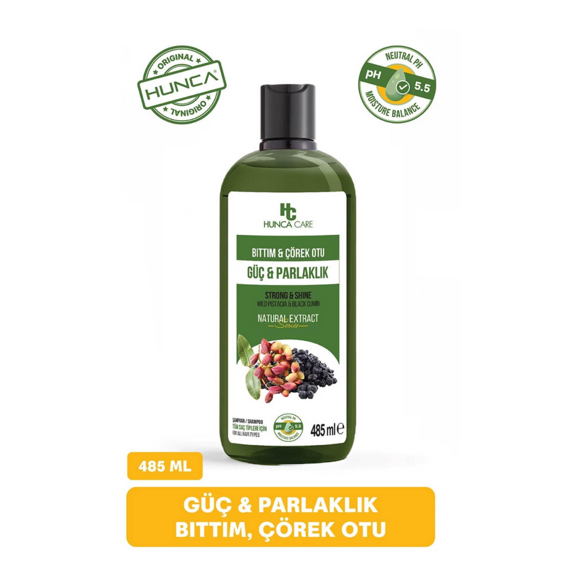 Hunca Care Bıttım Ve Çörek Otlu Bitkisel Şampuan 485 ml