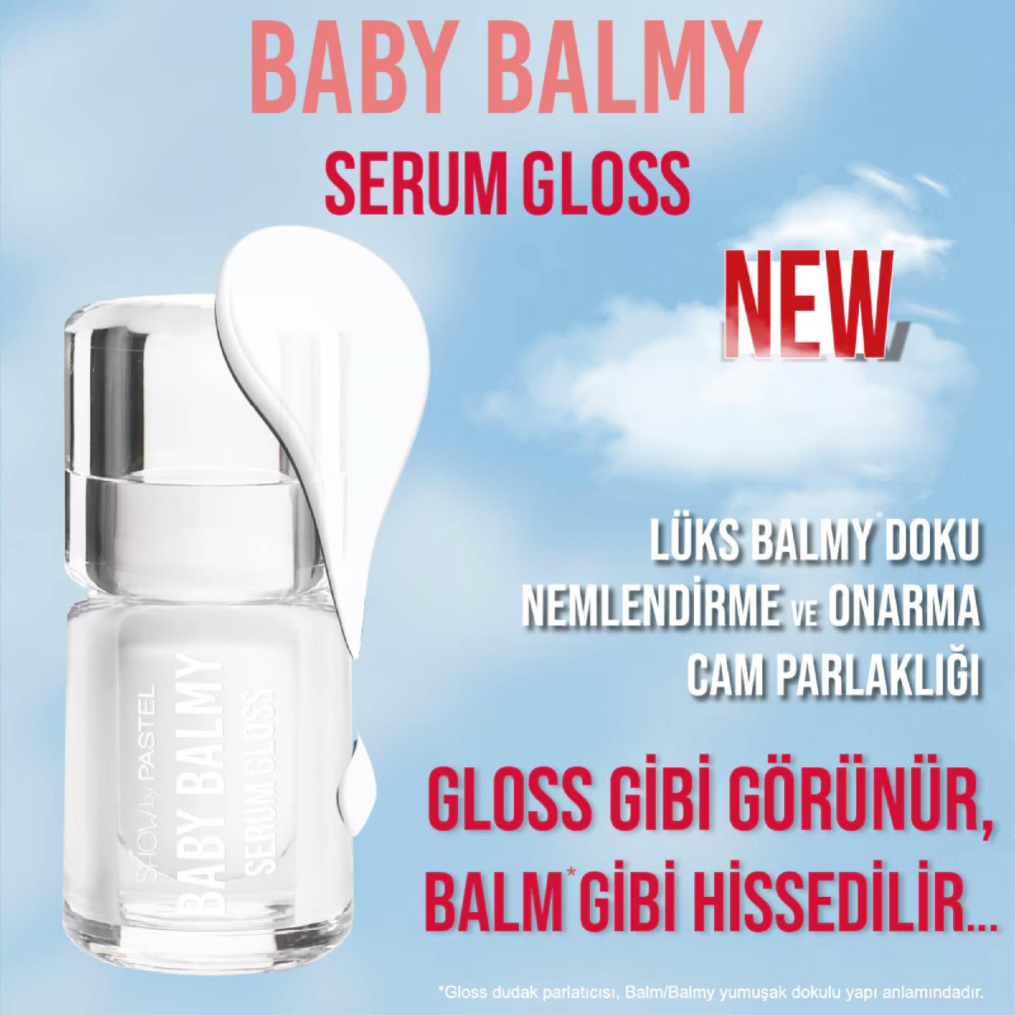 Pastel Baby Balmy Serum Gloss 30 Ghosting