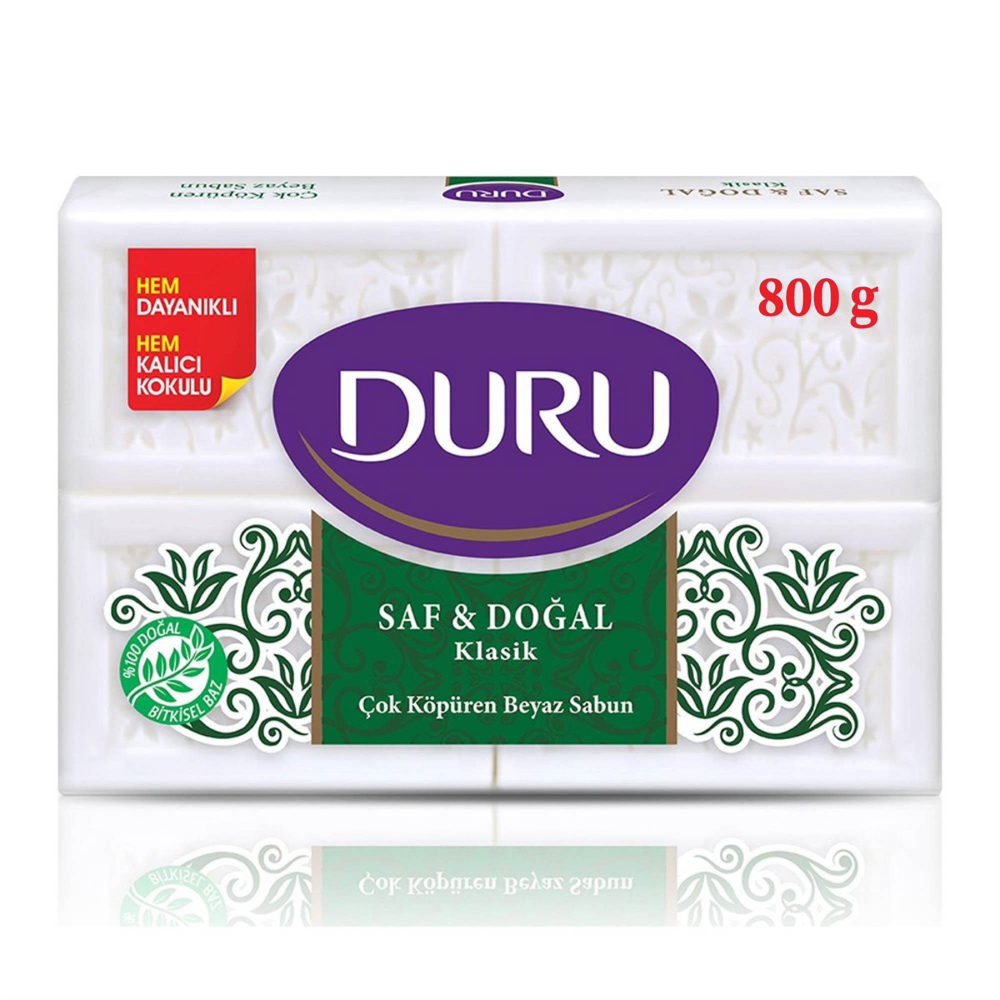 Duru Sabun Saf ve Doğal Klasik Kalıp 4'lü 800 gr
