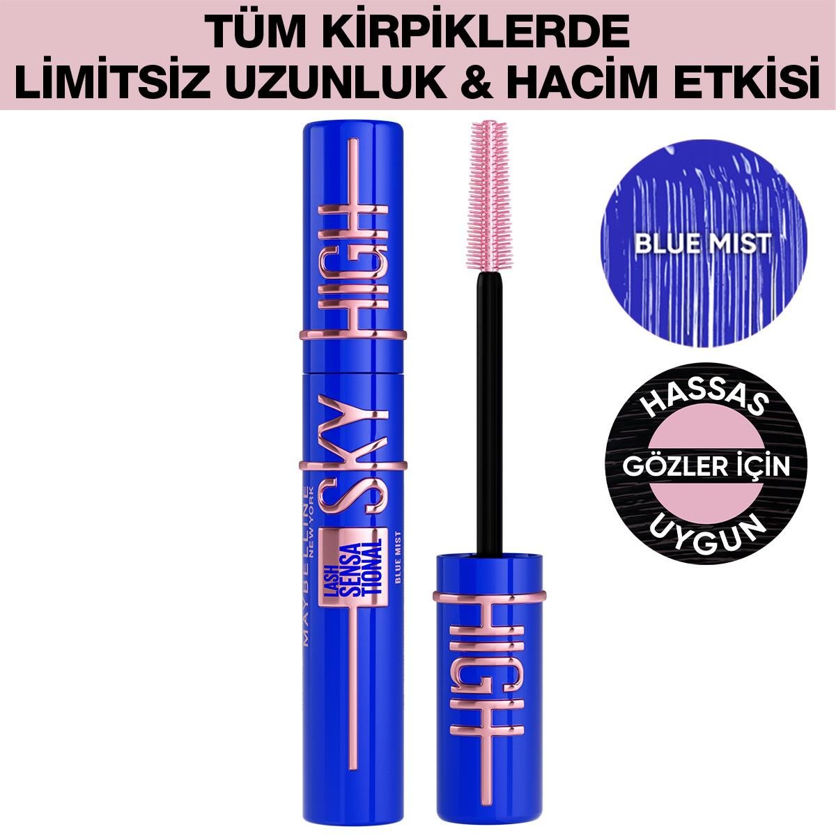 Maybelline New York Lash Sensational Sky High Blue Mist Maskara 