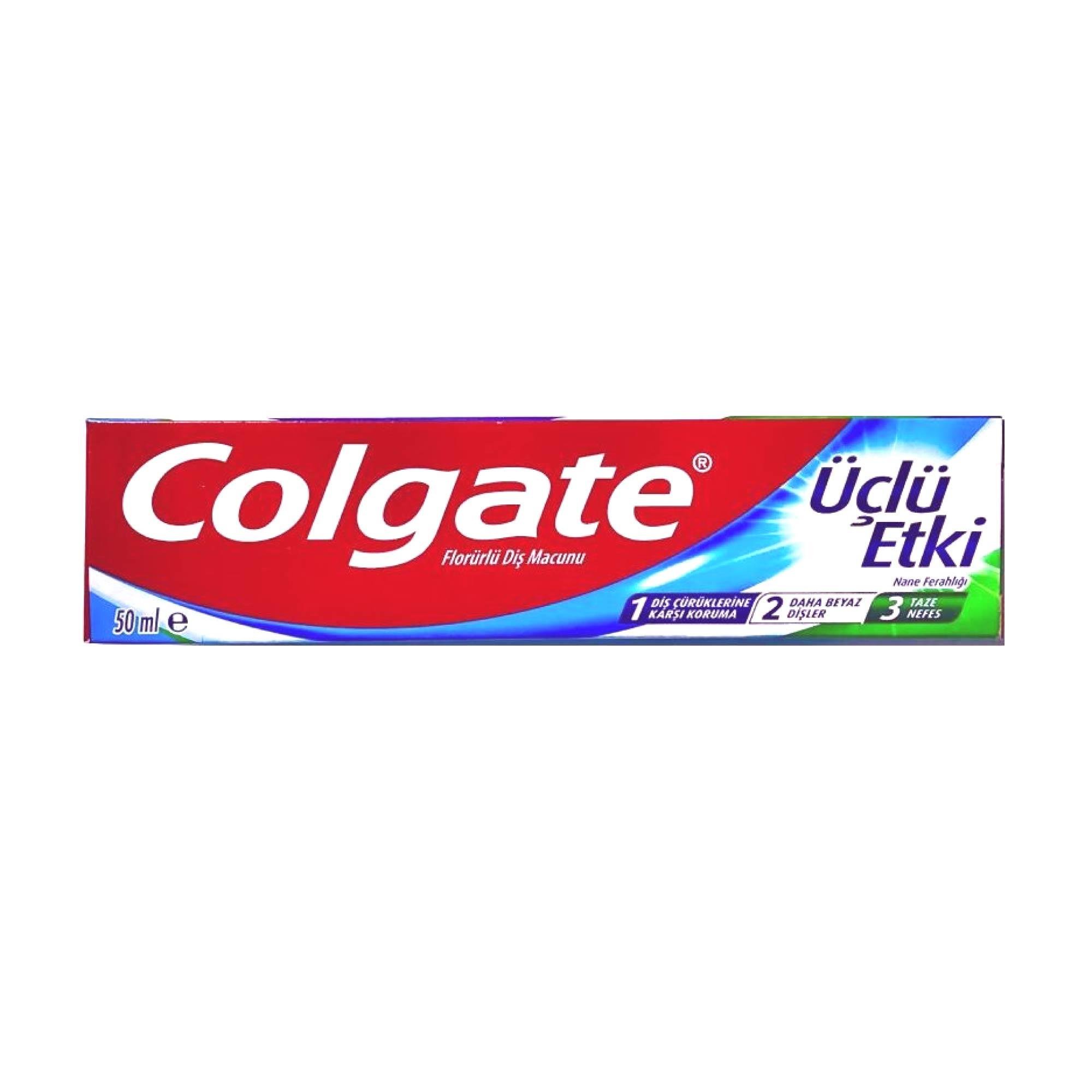 Colgate Florürlü Diş Macunu Üçlü Etki 50ml