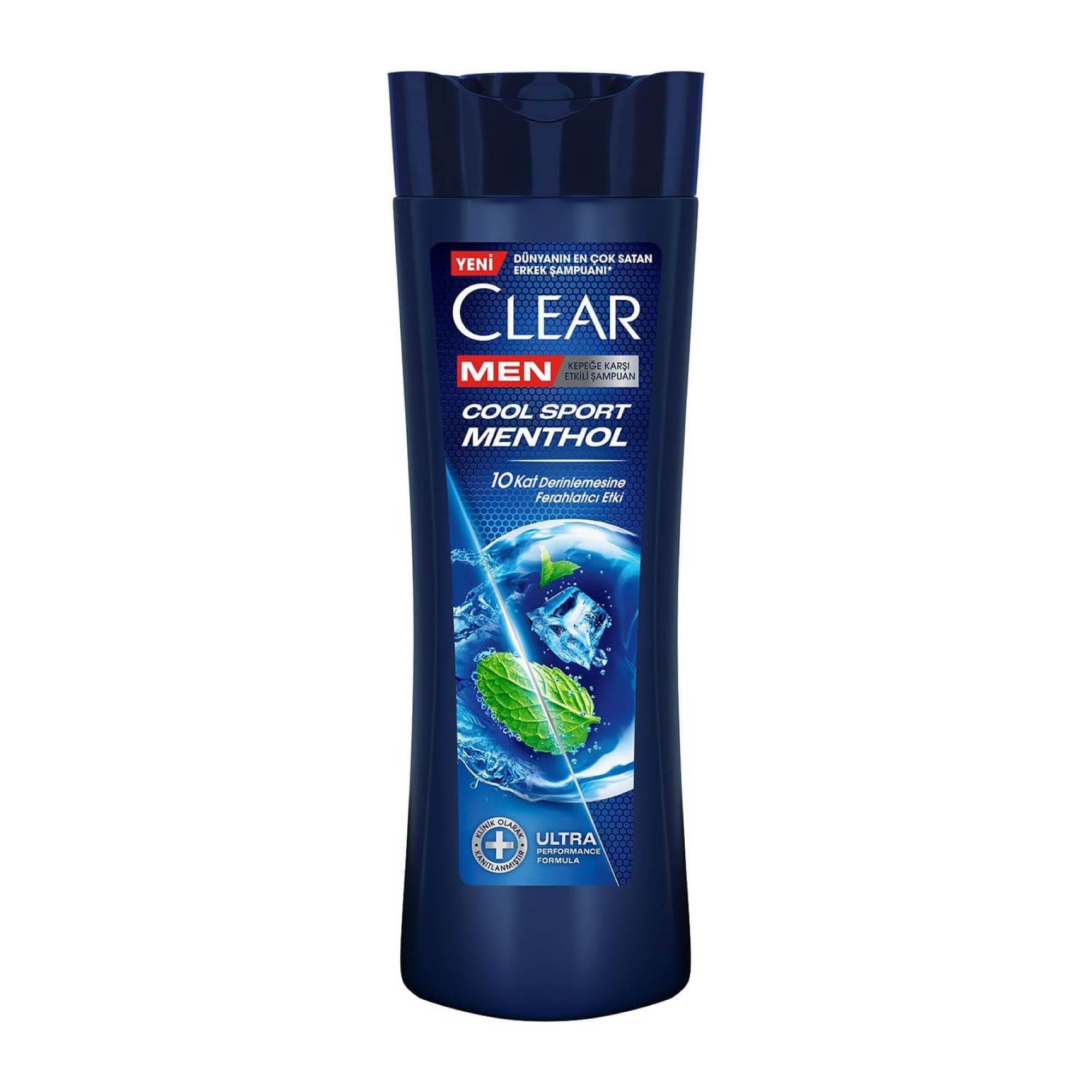 Clear Şampuan Men Cool Sport Menthol 350 ml