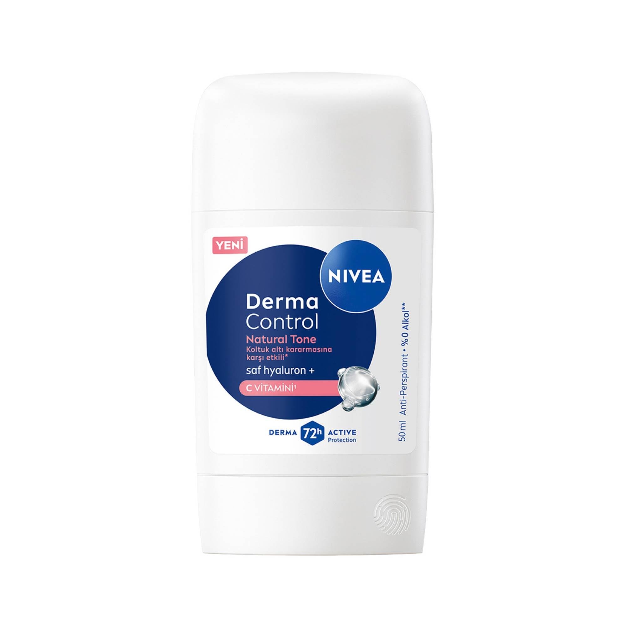 Nivea Stick Derma Control Natural Tone Koltuk Altı Kararmasına Karşı Kadın 50ml