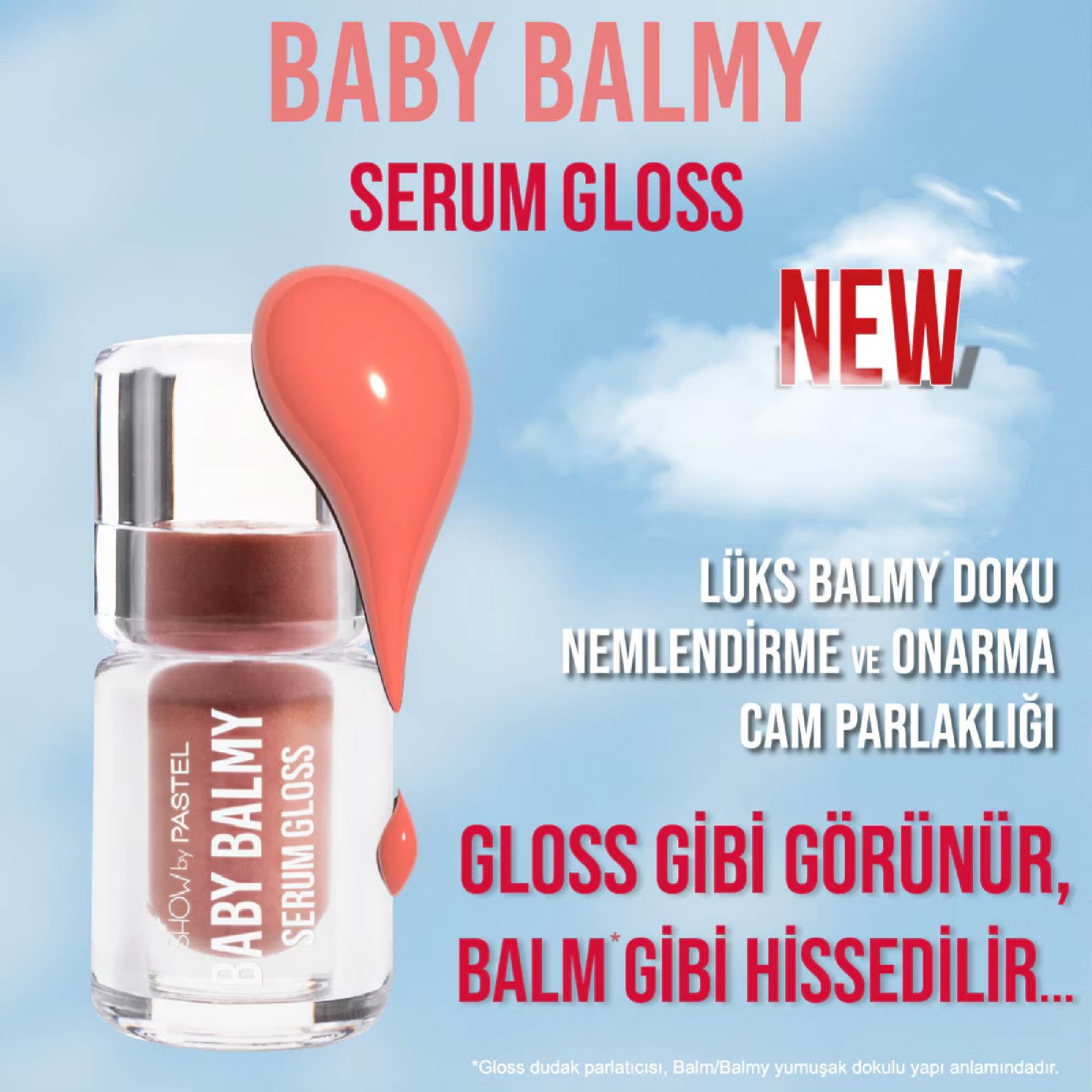 Pastel Baby Balmy Serum Gloss 32 Dune