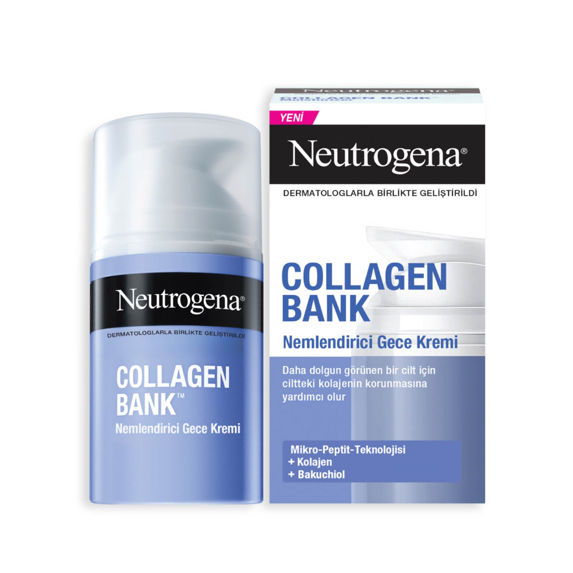Neutrogena Collagen Bank Nemlendirici Gece Kremi 50 ml