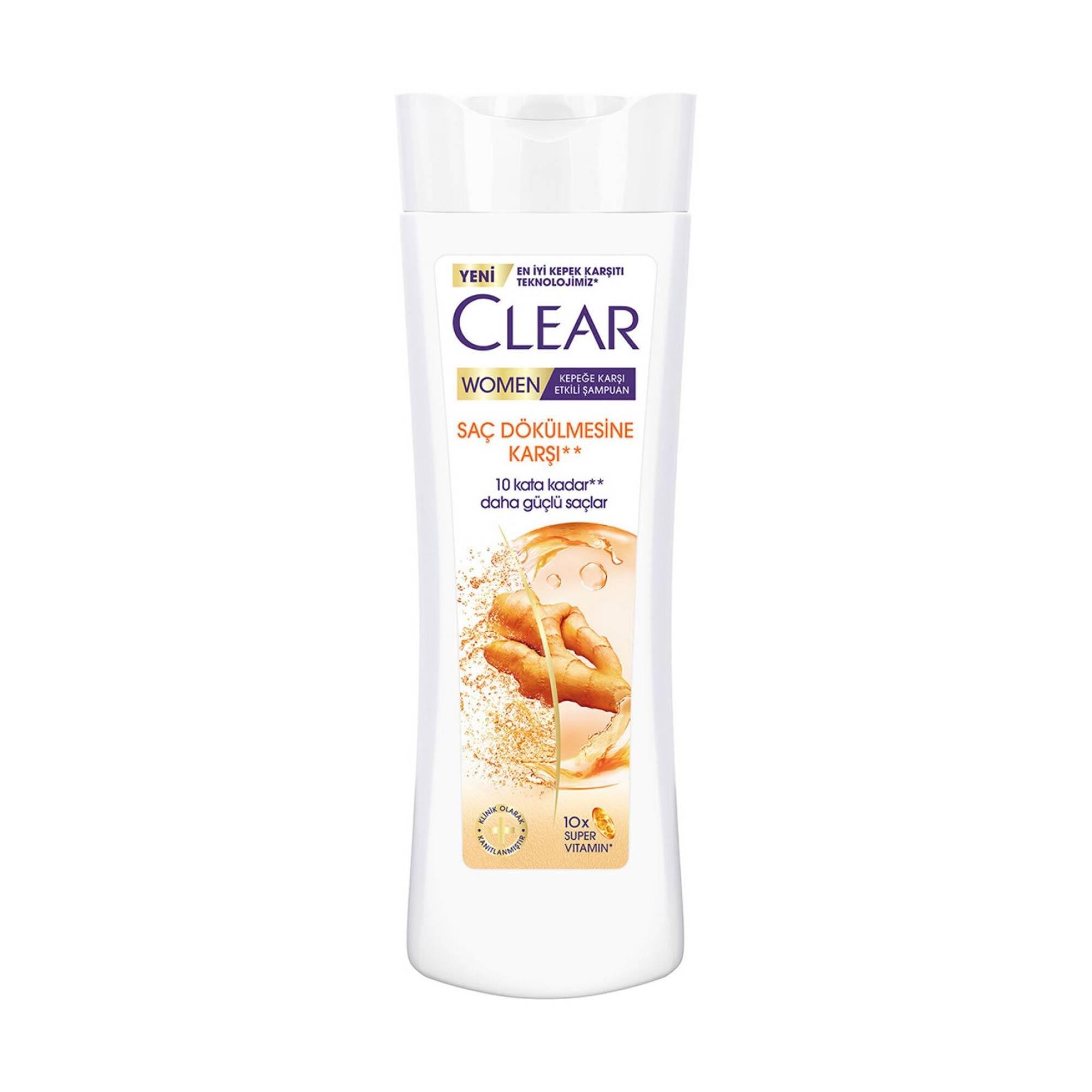 Clear Şampuan Saç Dökülmesine Karşı Zencefil Özlü 350 ml	