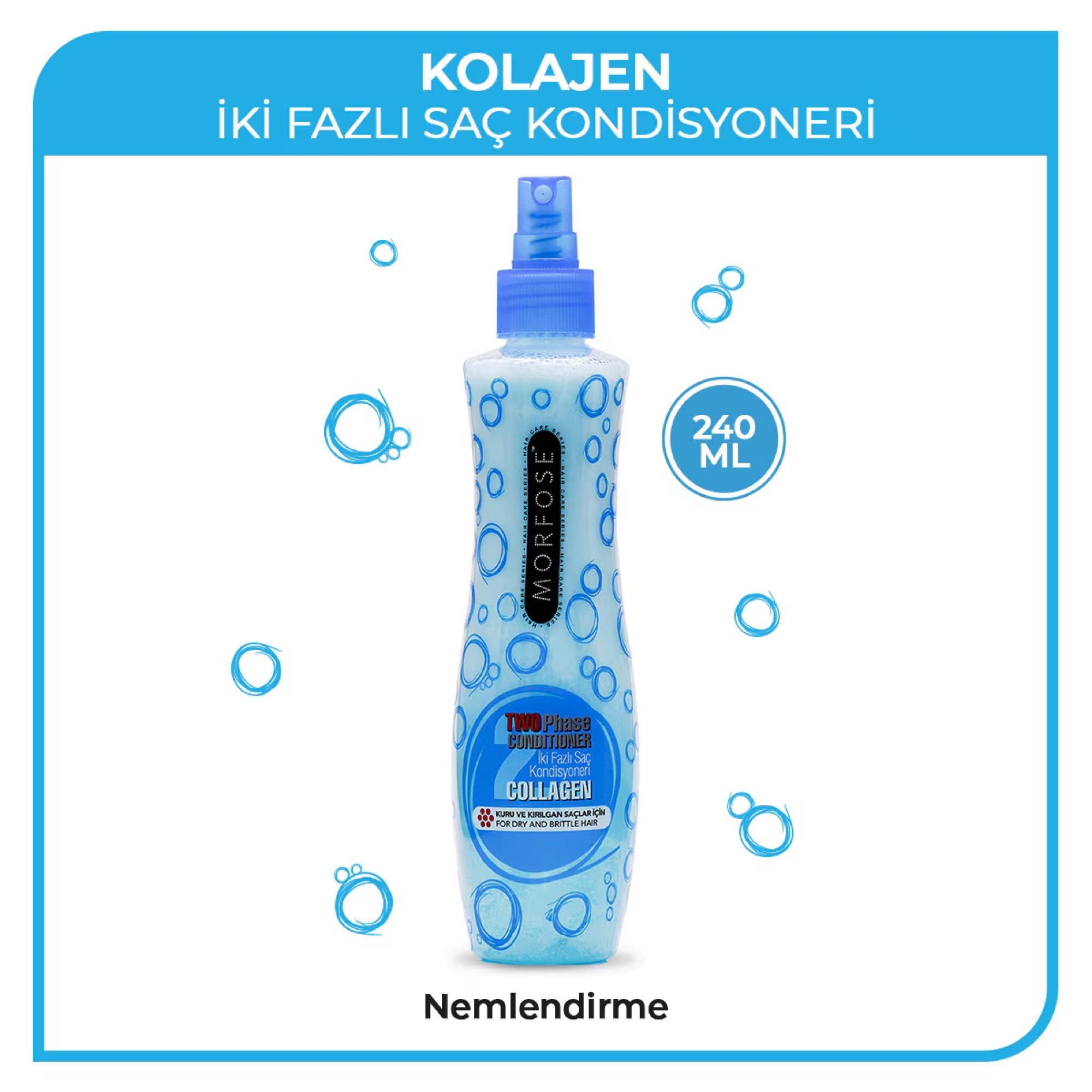 Morfose Kolajen Çift Fazlı Fön Suyu 240 ml