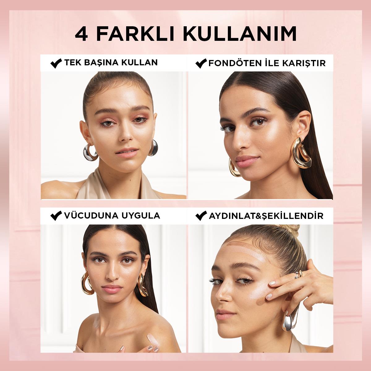 Loreal Paris Glotion All-In-One Doğal Işıltı 902 - Light Glow 40 ml