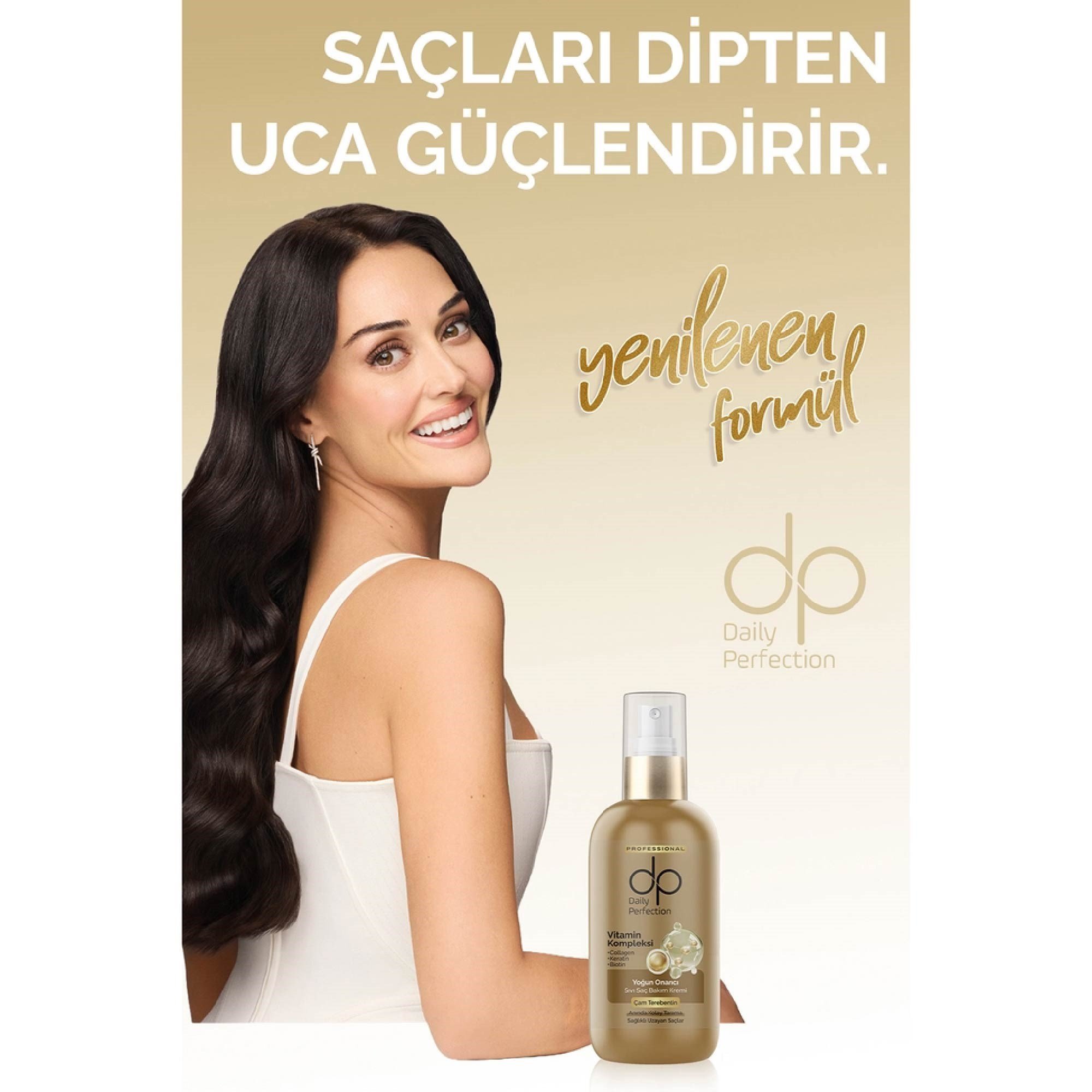 Dp Durulanmayan Yoğun Onarıcı Sıvı Saç Kremi Çam Terebentin 200 ml