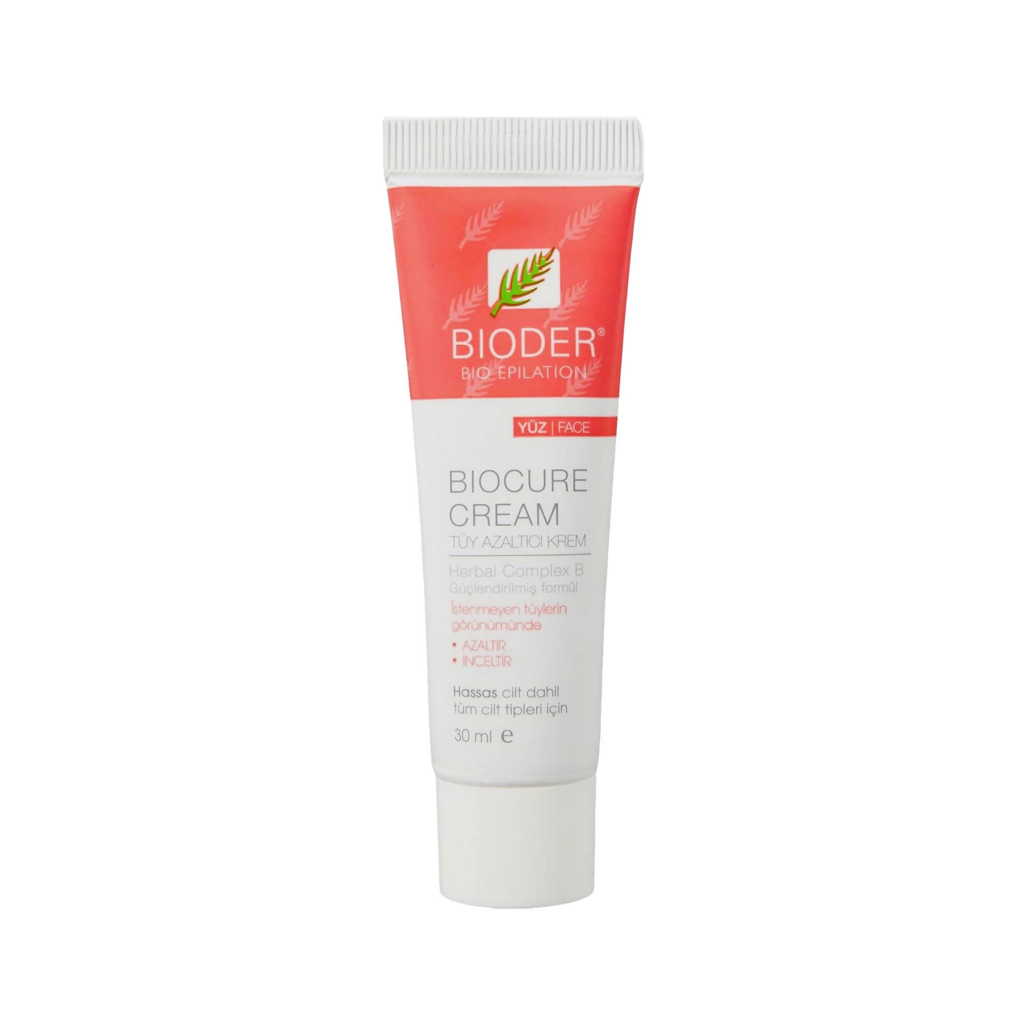 Bioder Biocure Tüy Azaltıcı Krem Tüm Ciltler İçin 30 ml