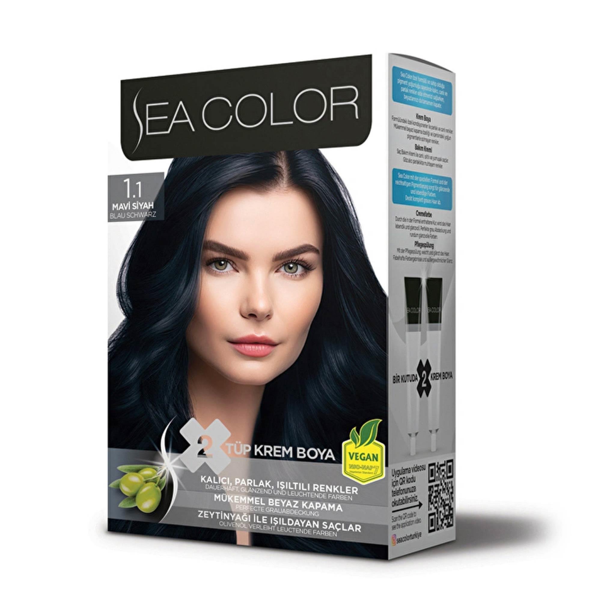 Sea Color Set Boya1.1 Mavi Siyah 