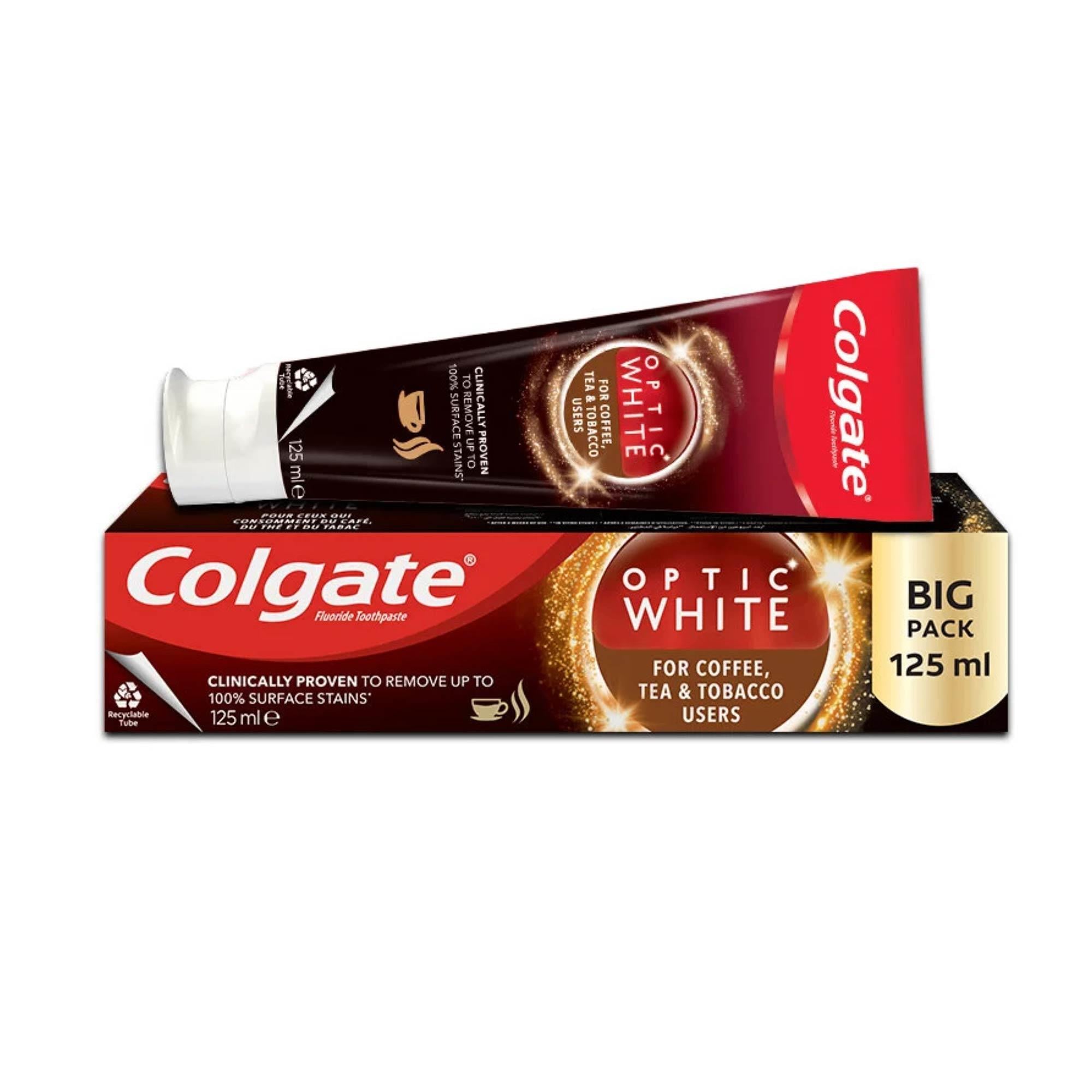 Colgate Diş Macunu Optic White Çay-Kahve-Sigara 125ML 