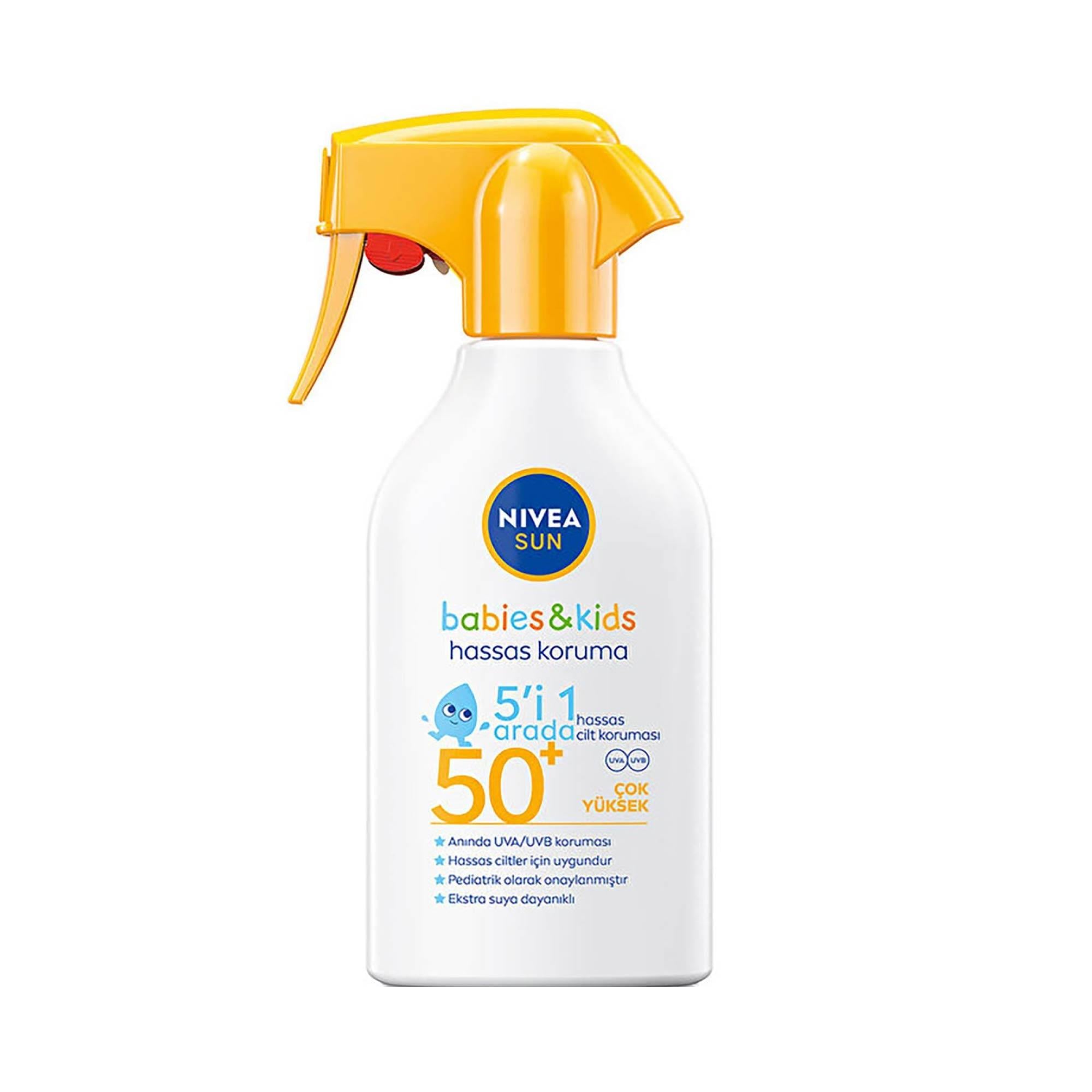 Nivea Sun Çocuk&Bebek Güneş Koruyucu Sprey Hassas Koruma 270 ml
