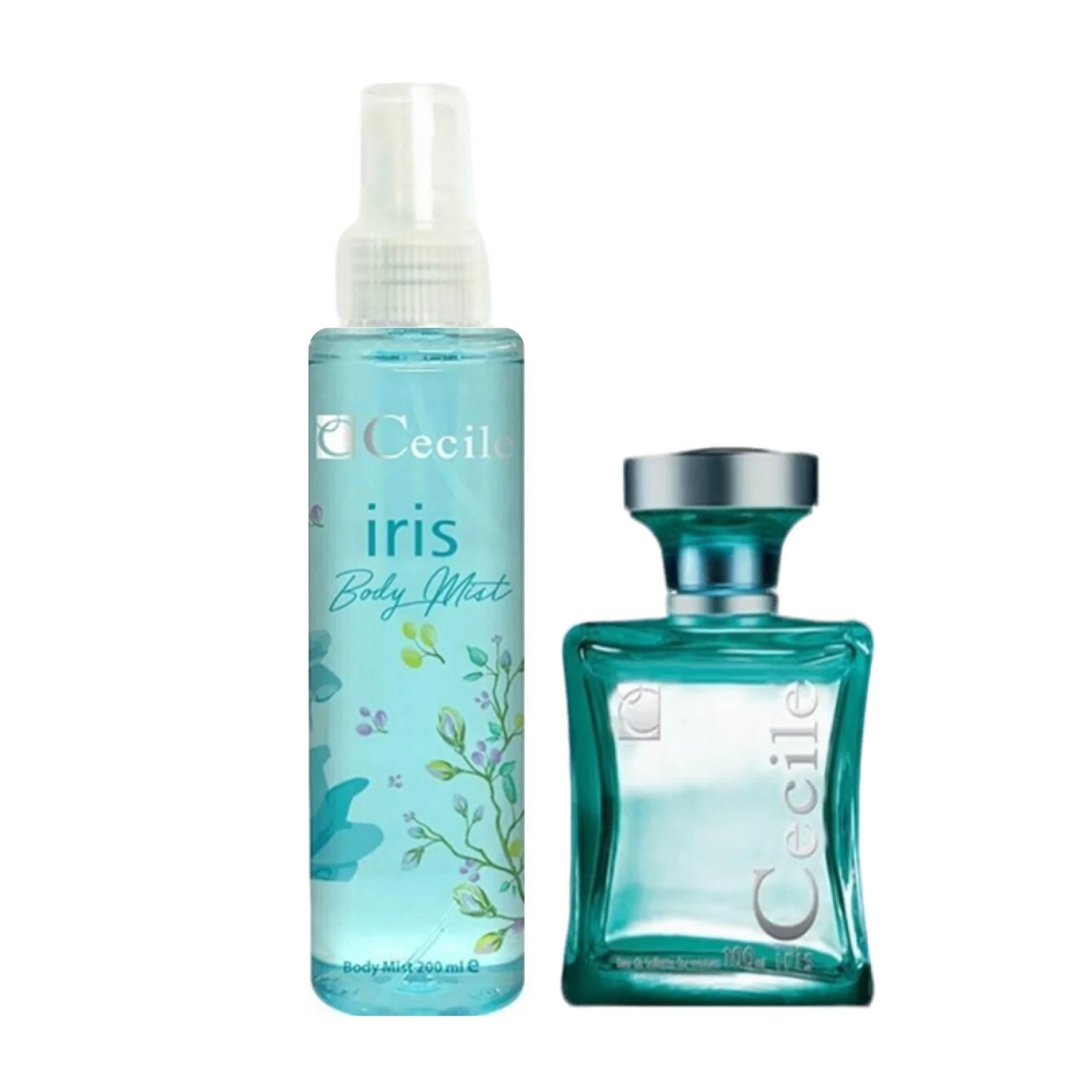 Cecile İris EDT Parfüm Kadın 100ml +  Body Mist Vücut Spreyi 150ml