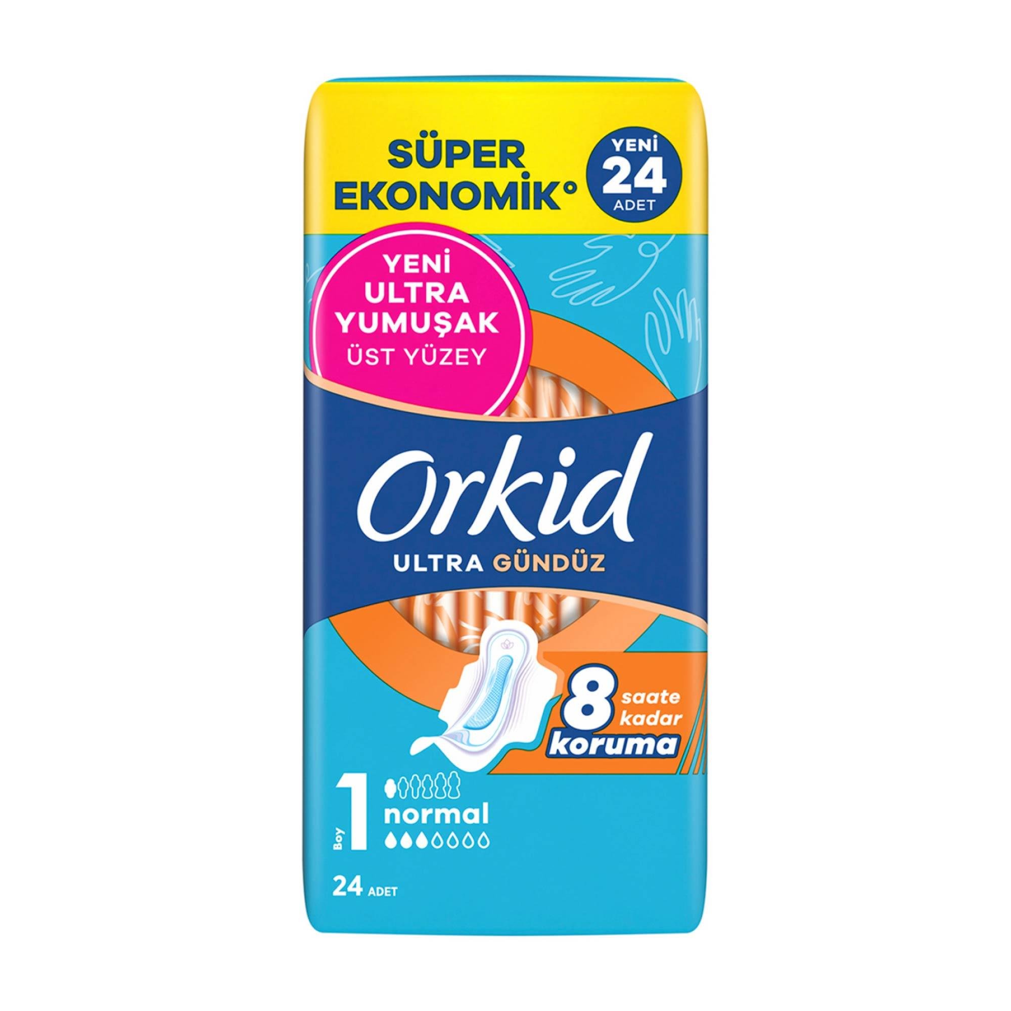 Orkid Ultra Gündüz Normal Hijyenik Ped 24 Adet
