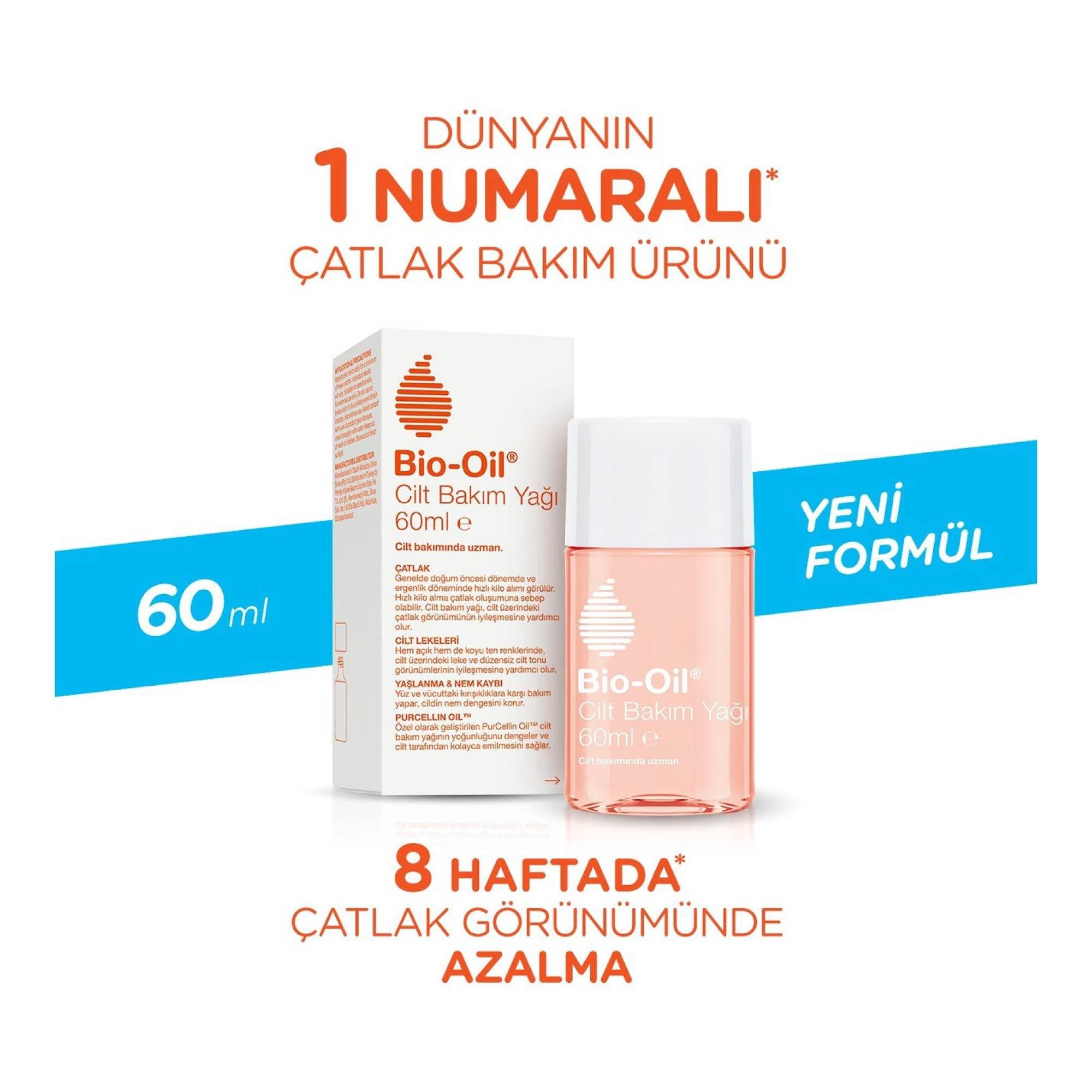 Bio-Oil Çatlak Karşıtı & Nemlendirici Cilt Bakım Yağı 60 ml