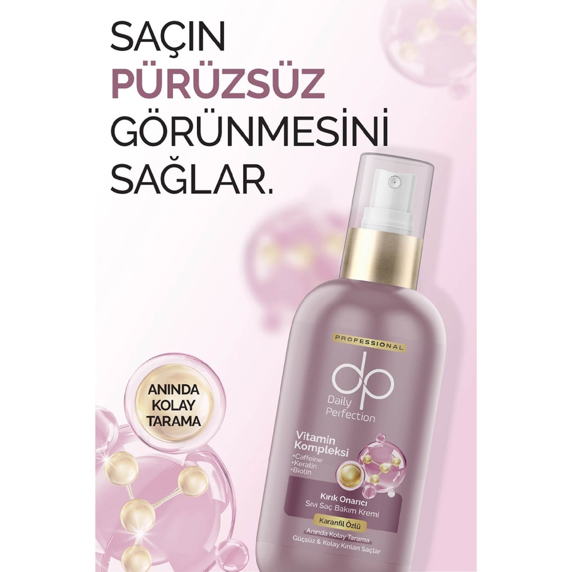 Dp Durulanmayan Kırık Onarıcı Sıvı Saç Kremi Karanfil 200 ml