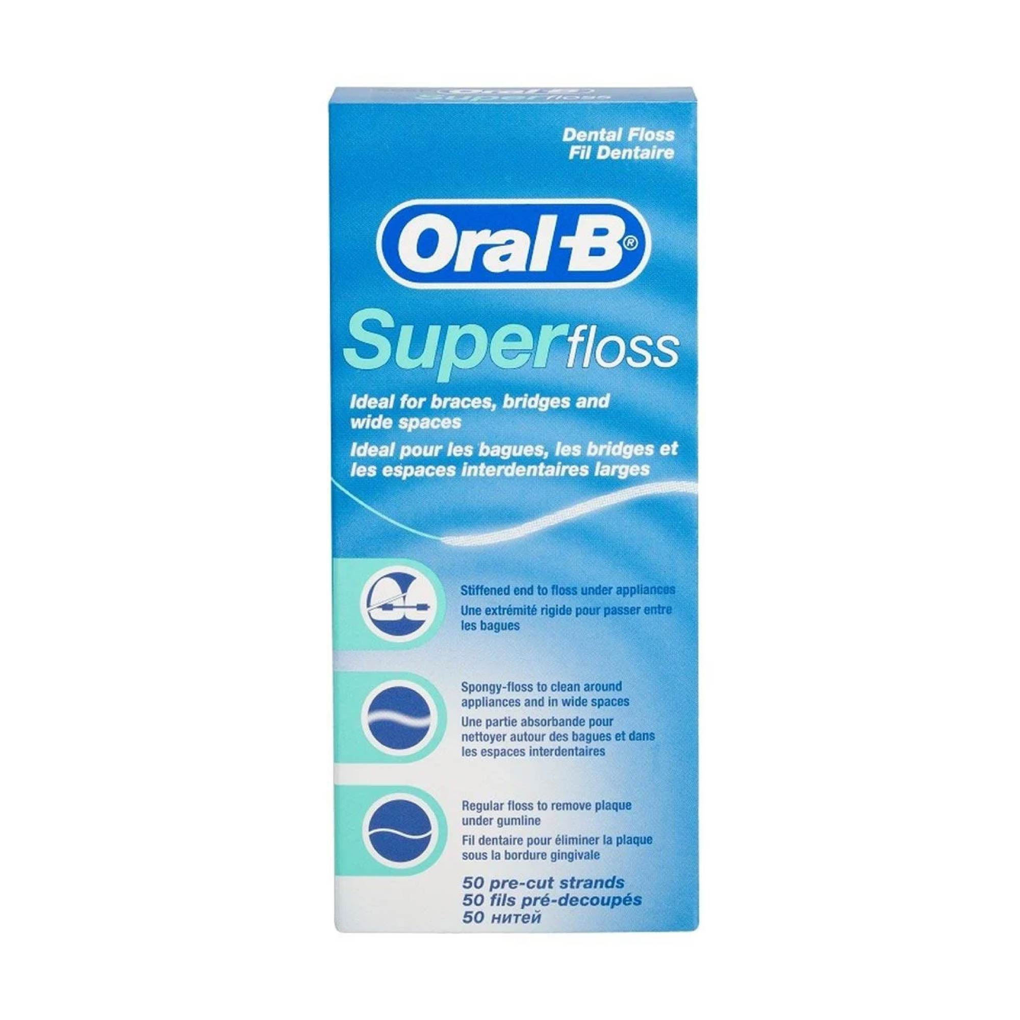 Oral - B Diş İpi Super Floss 50 adet