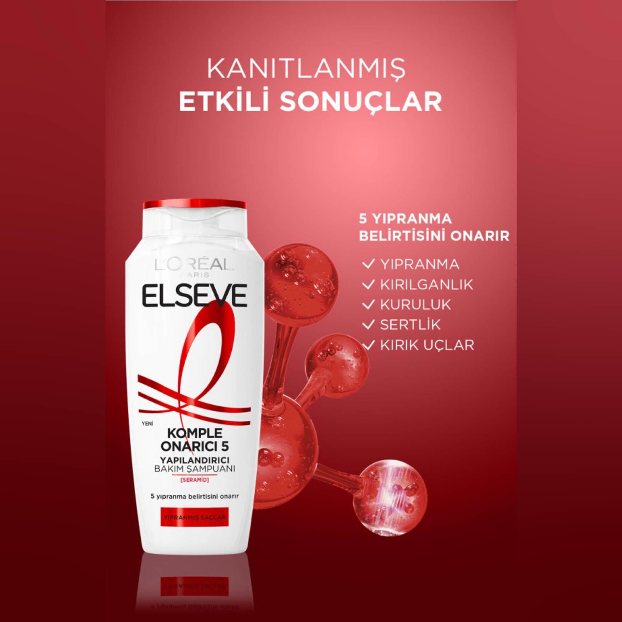 Elseve Şampuan Komple Onarıcı 5 Yıpranmış Saçlar 400ml