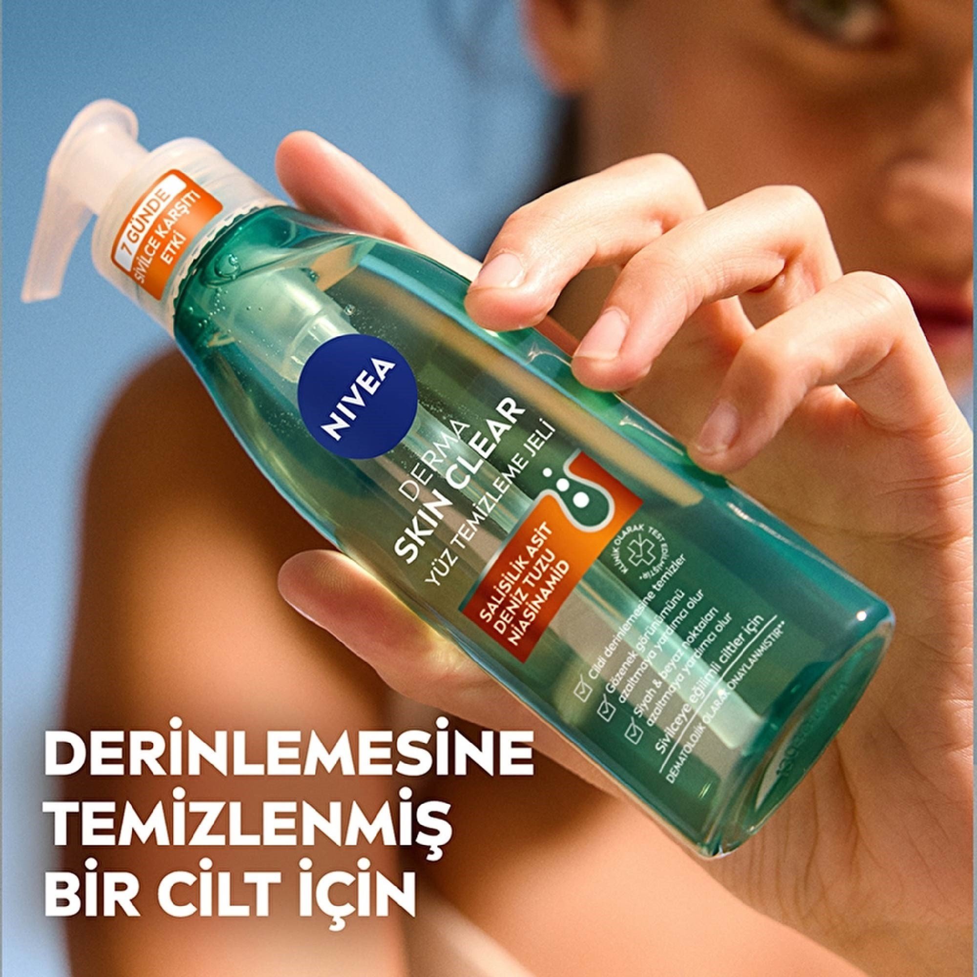 Nivea Derma Skin Clear Yüz Temizleme Jeli 150 ml