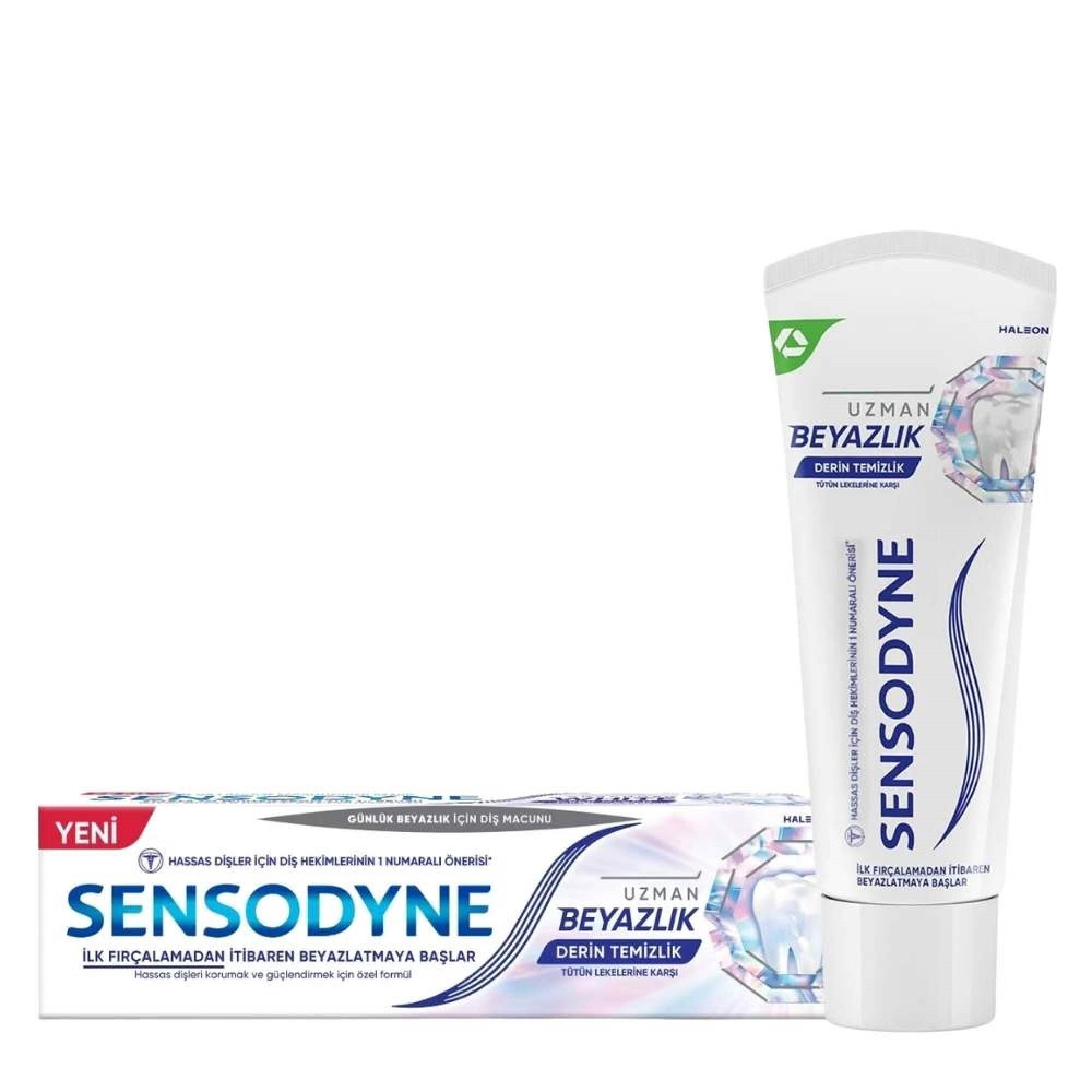 Sensodyne Diş Macunu Uzman Beyazlık Derin Temizlik 75 ml