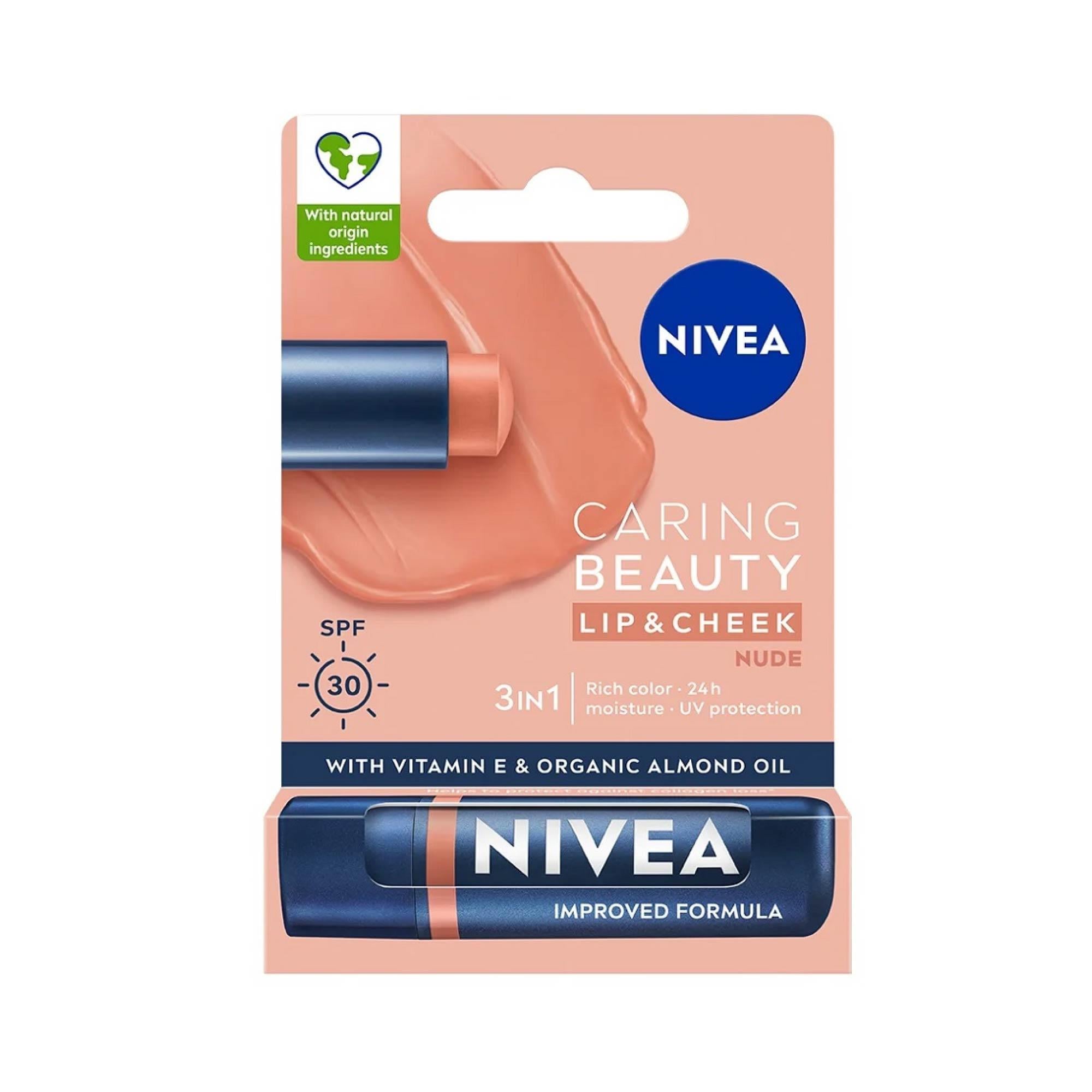 Nivea Lip Caring Beauty Nude