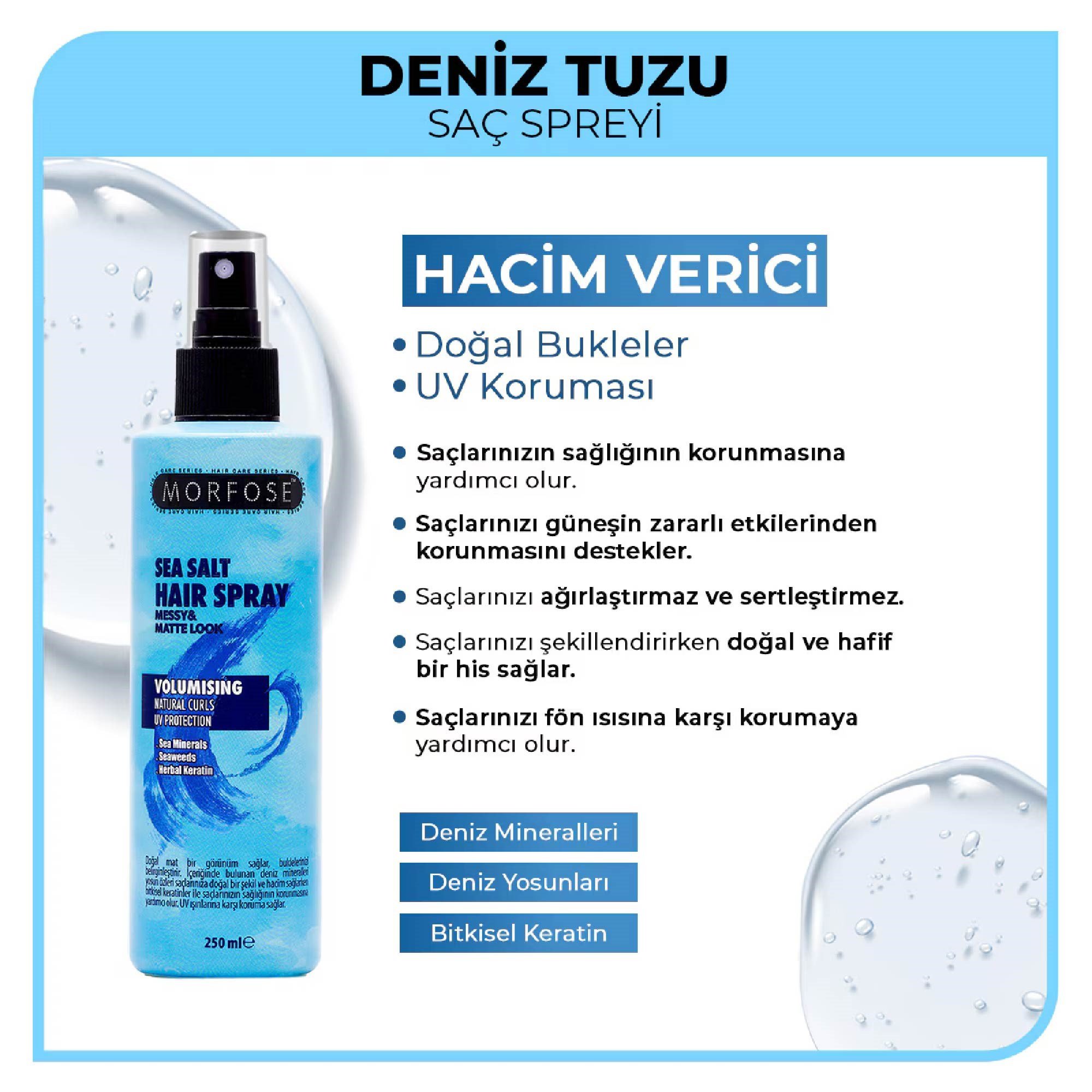 Morfose Deniz Tuzu Spreyi 250 ml