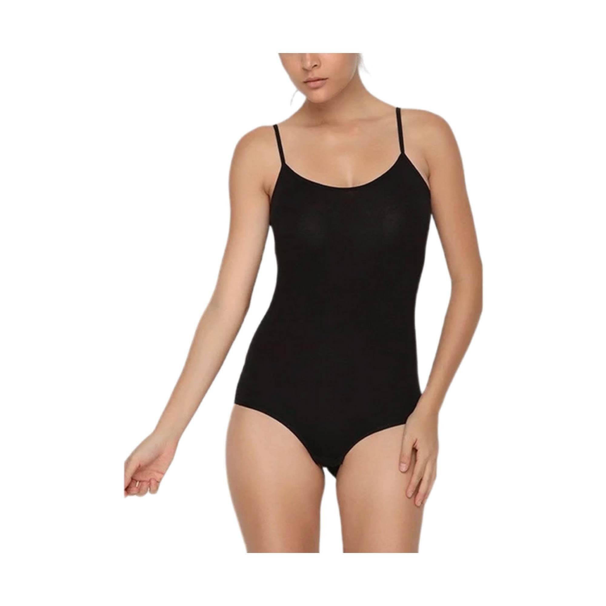 NBB Kadın Atlet Zıbın Siyah Large İnce Askı 2935