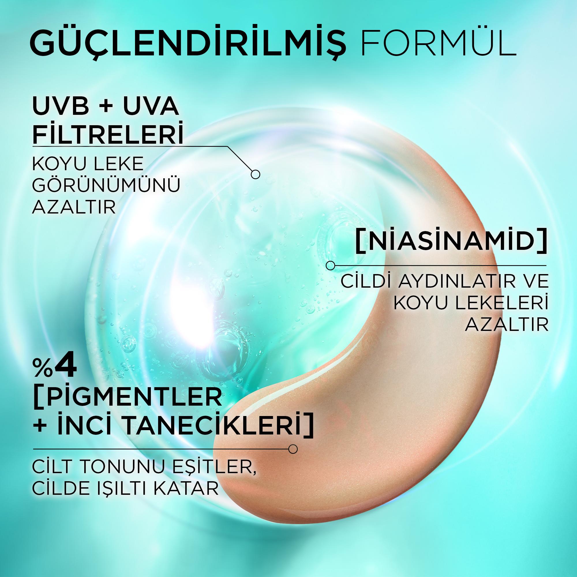 Loreal Paris Bright Reveal Renkli Fluid Güneş Kremi SPF50+ Light 50 ml