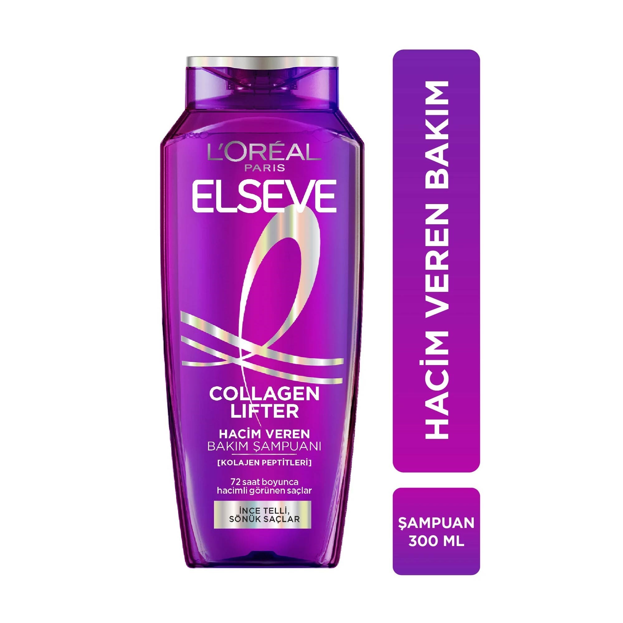 Elseve Collagen Lifter İçeren Hacim Veren Saç Bakım Şampuanı 300ml