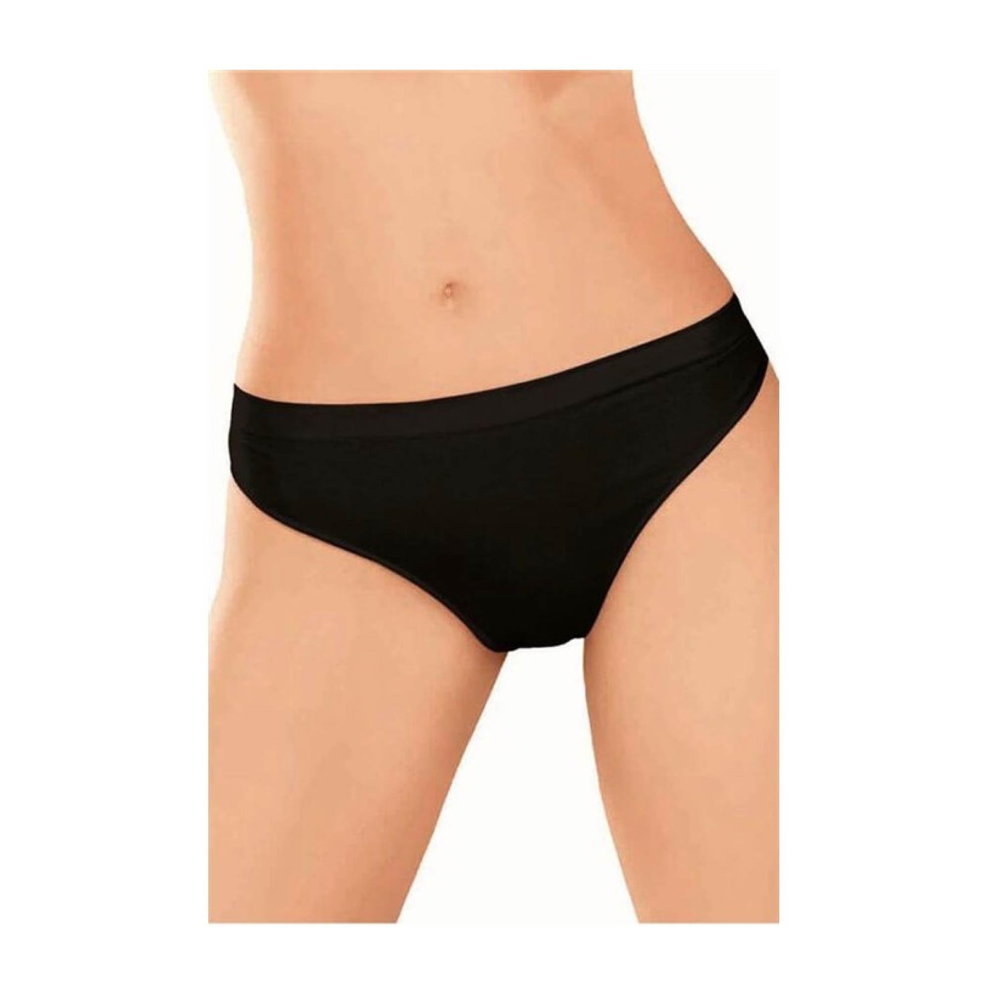 Elite Life Kadın Külot Slip Dikişsiz Siyah Rengi S/M  810