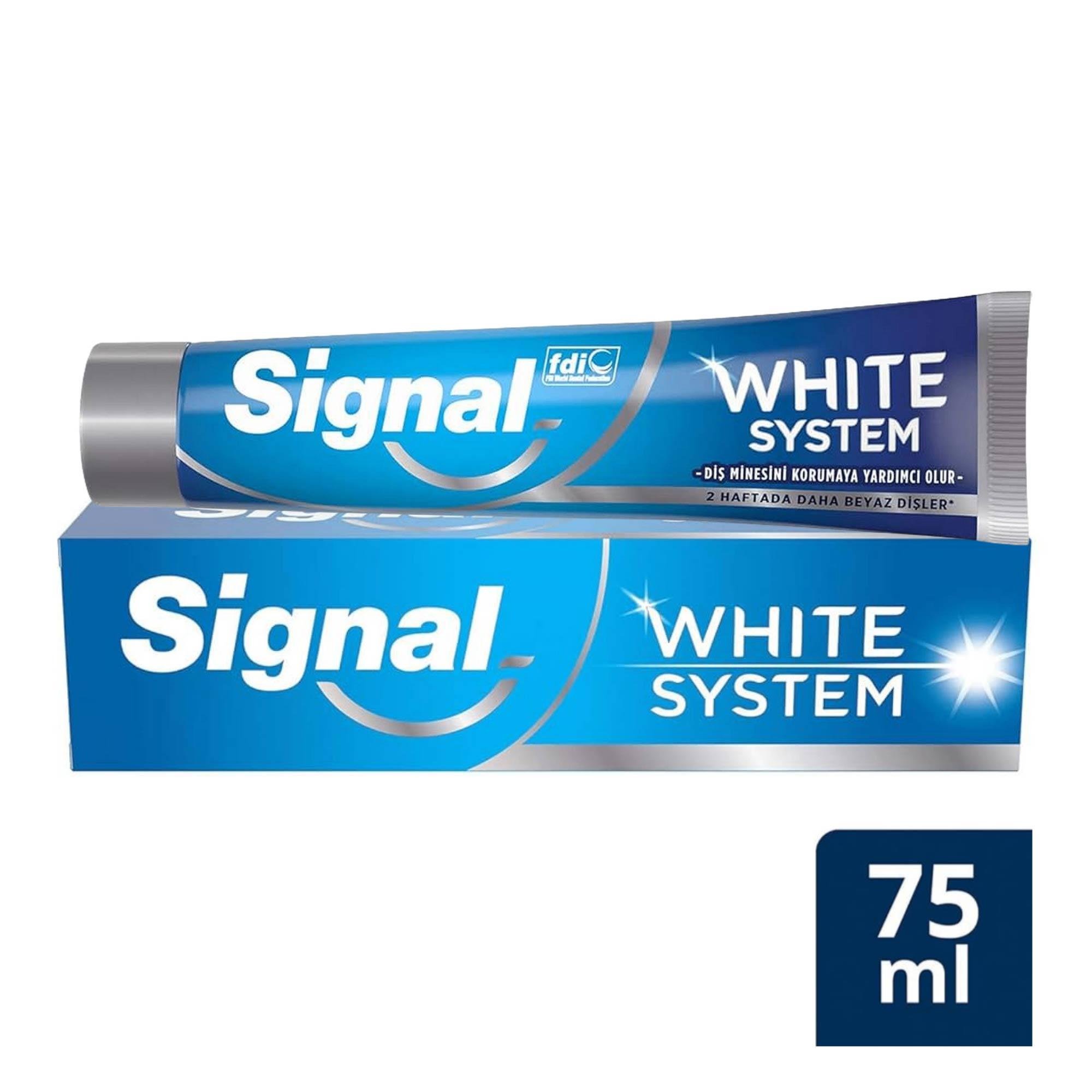 Signal White System Diş Macunu Diş Minesi Koruma 75 ml