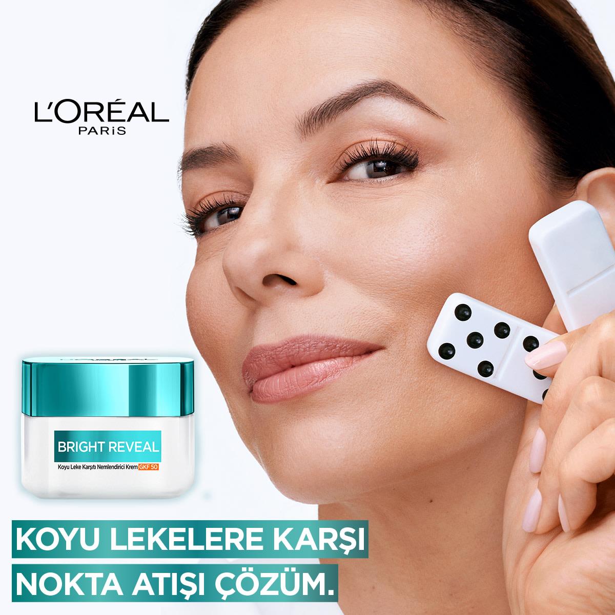 Loreal Paris Bright Reveal Koyu Leke Karşıtı Nemlendirici Krem GKF 50 