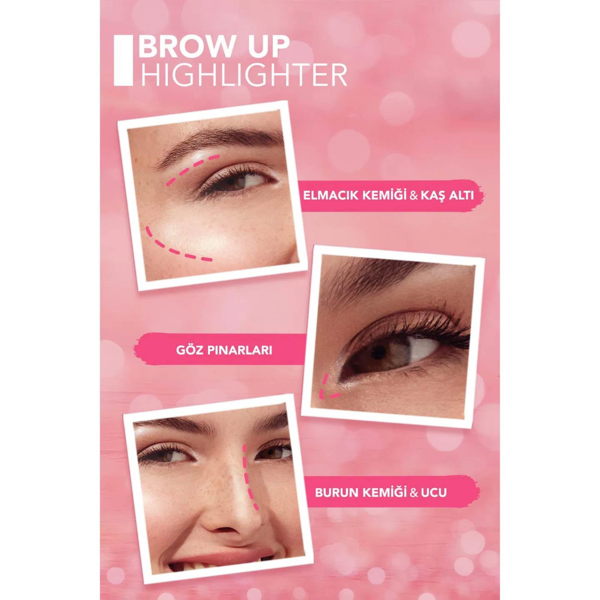 Flormar Brow Up Highlighter Kaş Aydınlatıcı Kalem Champagne