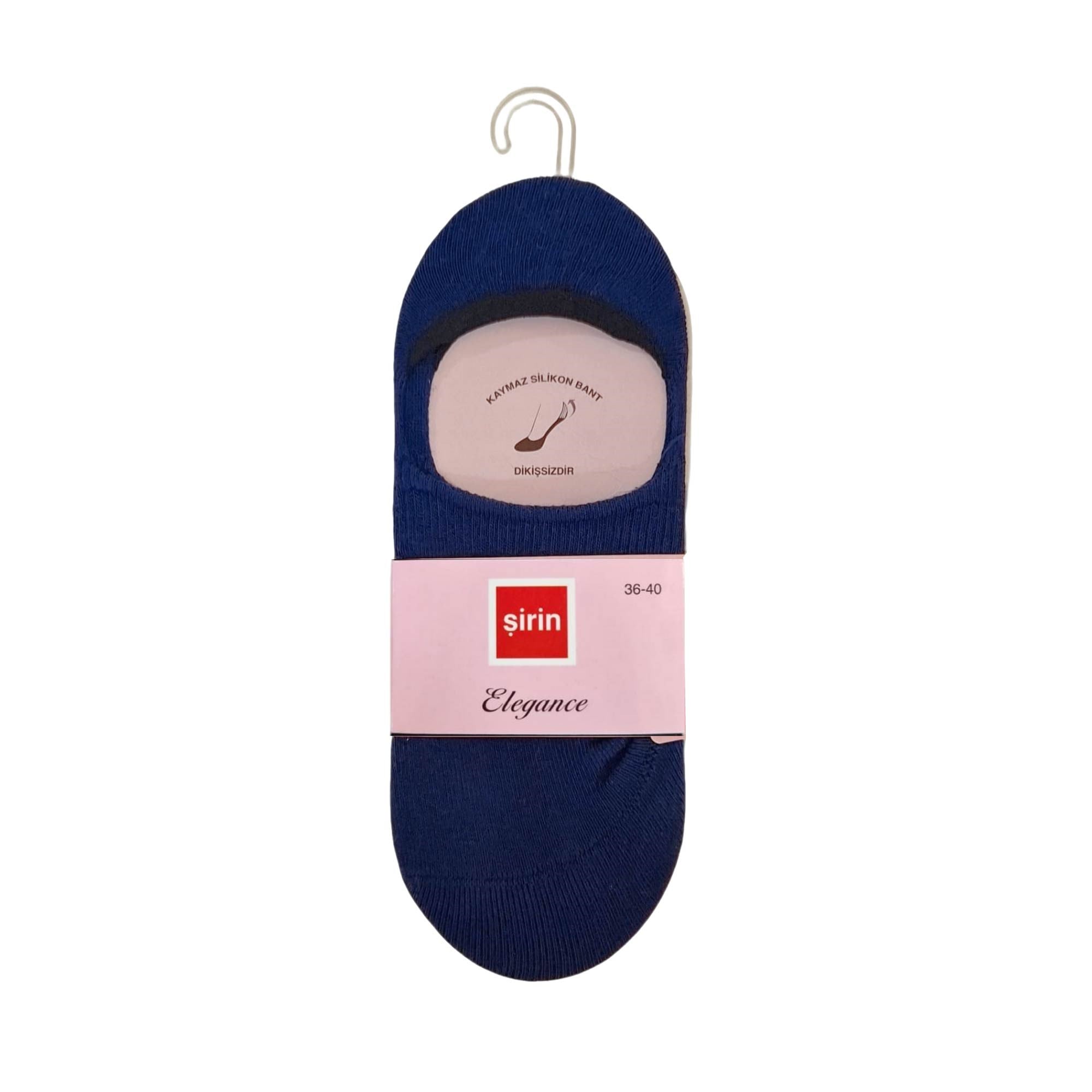 Şirin Babet Elegance Silikon Bantlı Çorap Lacivert Kadın 4022