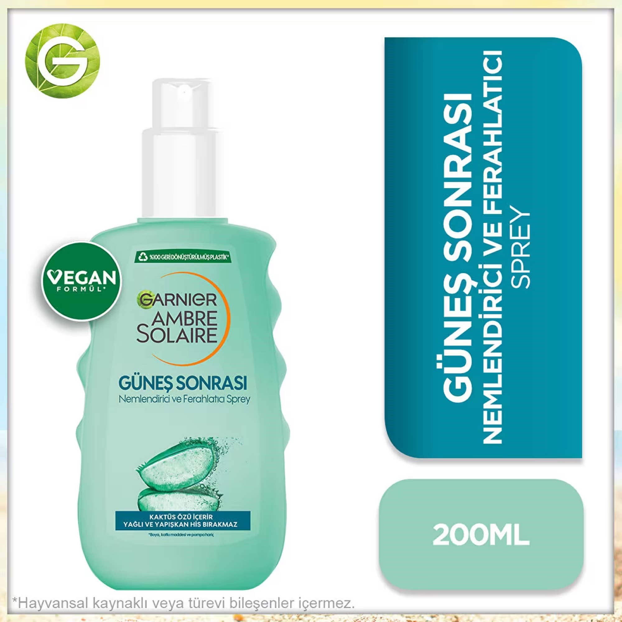 Garnier Ambre Solaire Güneş Sonrası Nemlendirici Ferahlatıcı Sprey 200ml