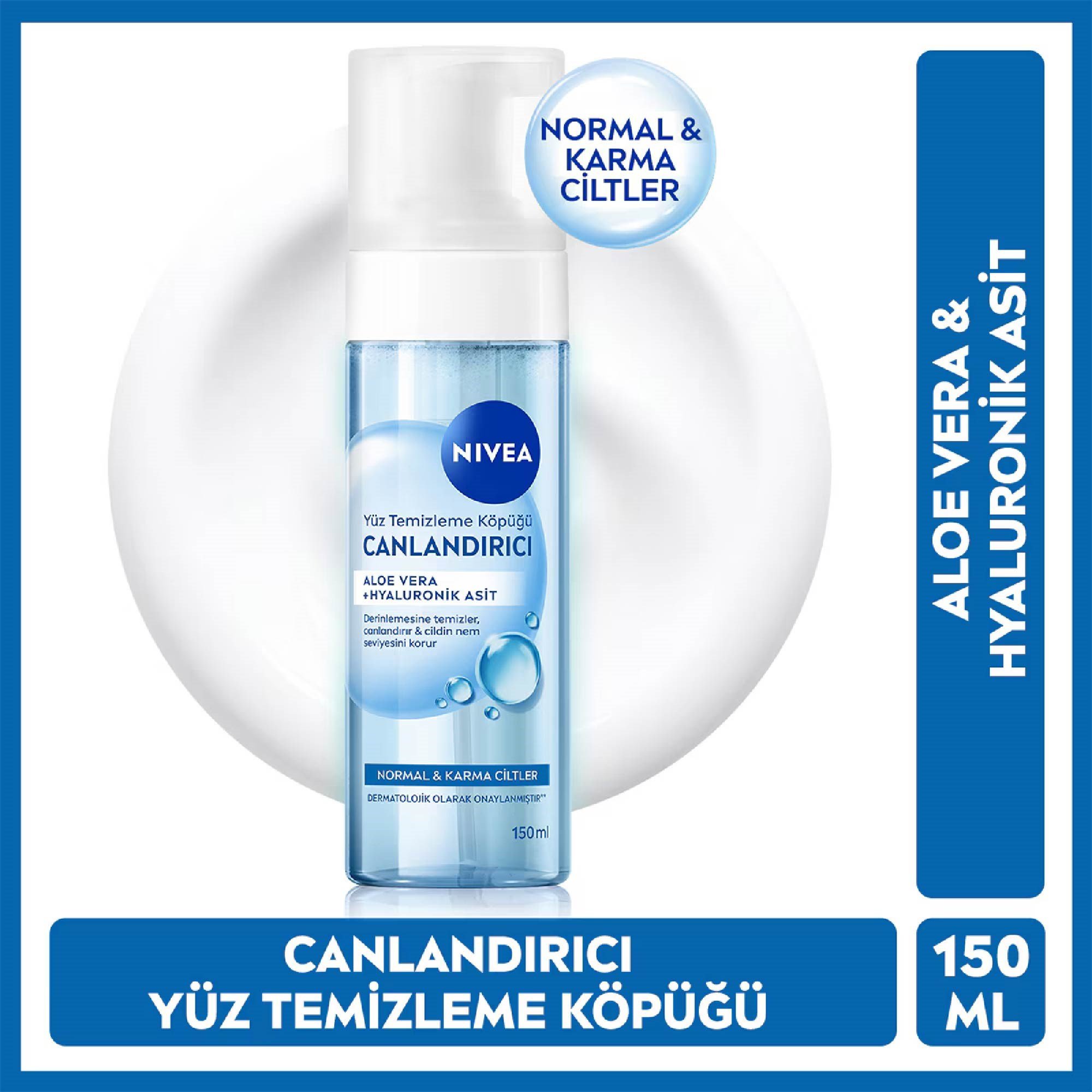 Nivea Canlandırıcı Yüz Temizleme Köpüğü