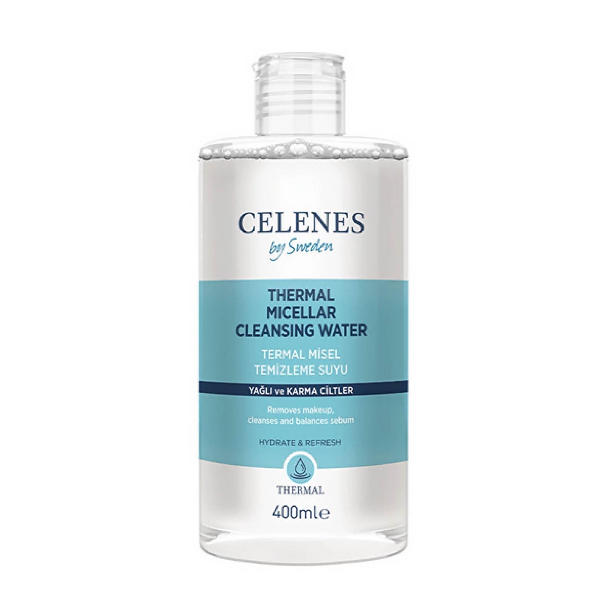Celenes Thermal Misel Temizleme Suyu Yağlı & Karma Ciltler 400 ml