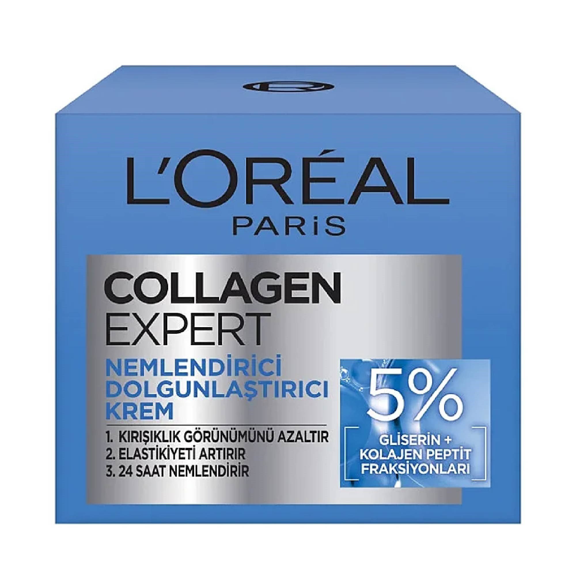 Loreal Paris Collagen Expert Nemlendirici Yüz Bakım Kremi 50ml